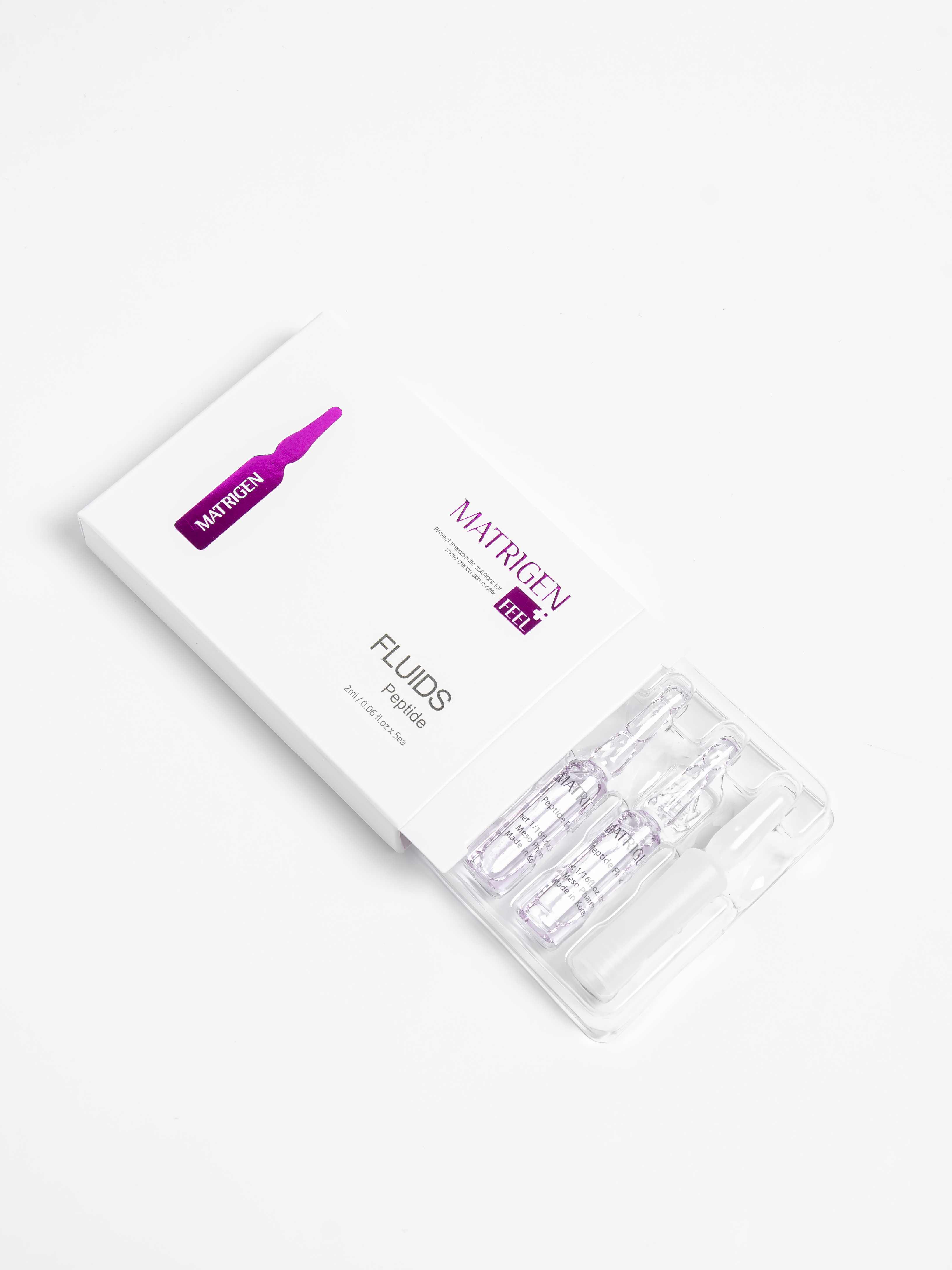 Matrigen Peptide Fluids Сыворотка - флюид для лица с пептидами, 2 мл х 5 шт купить в интернет-магазине Skin-Mag