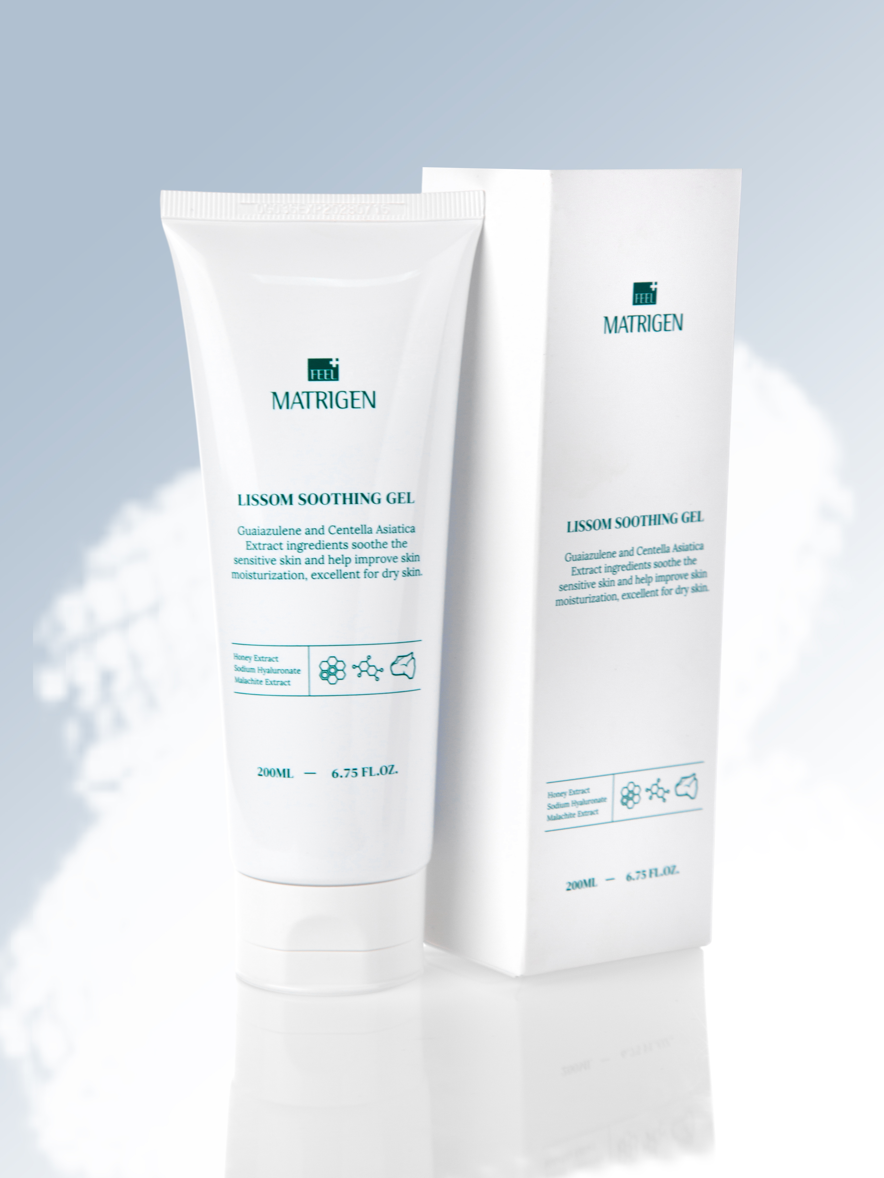 Matrigen Lissom Soothing Gel Гель для лица и тела успокаивающий, 200 мл купить в интернет-магазине Skin-Mag