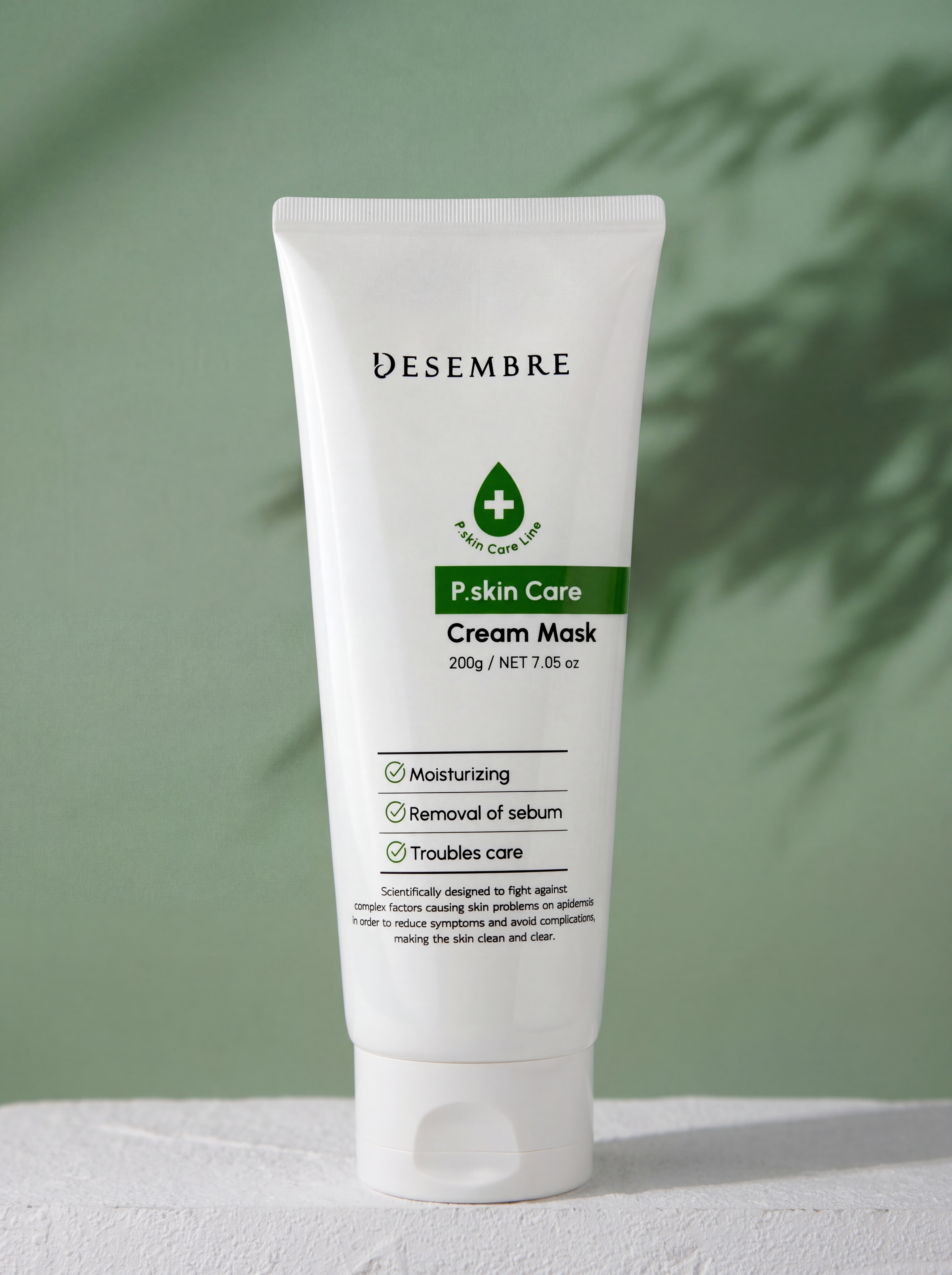 DESEMBRE MEDI EPI SCIENCE P.SKIN CARE CREAM MASK Защищающая маска для жирной и акне кожи лица, 200 г купить в интернет-магазине Skin-Mag