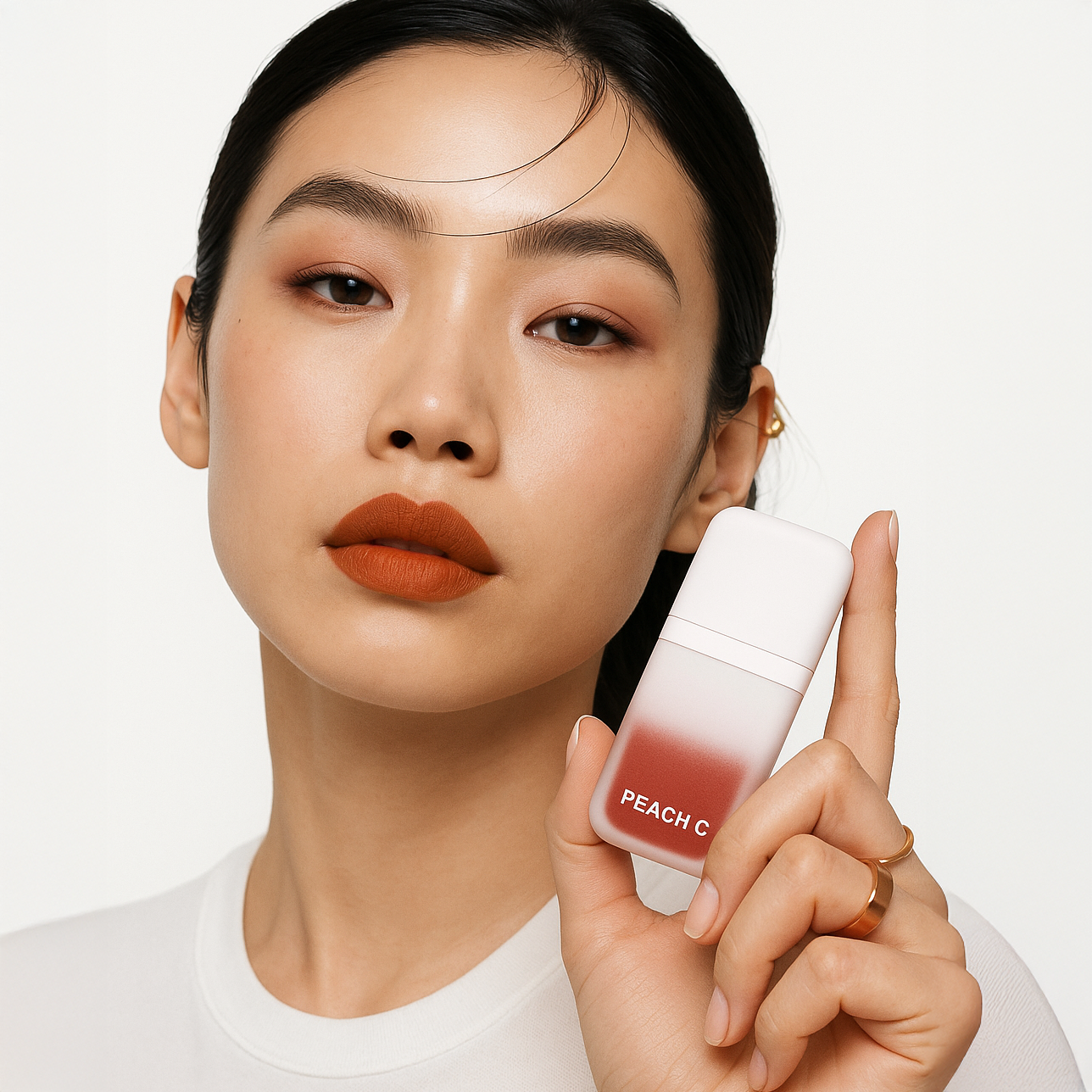 PEACH C Blurry Filter Tint 02 Newtro Chilli Тинт для губ матовый купить в интернет-магазине Skin-Mag