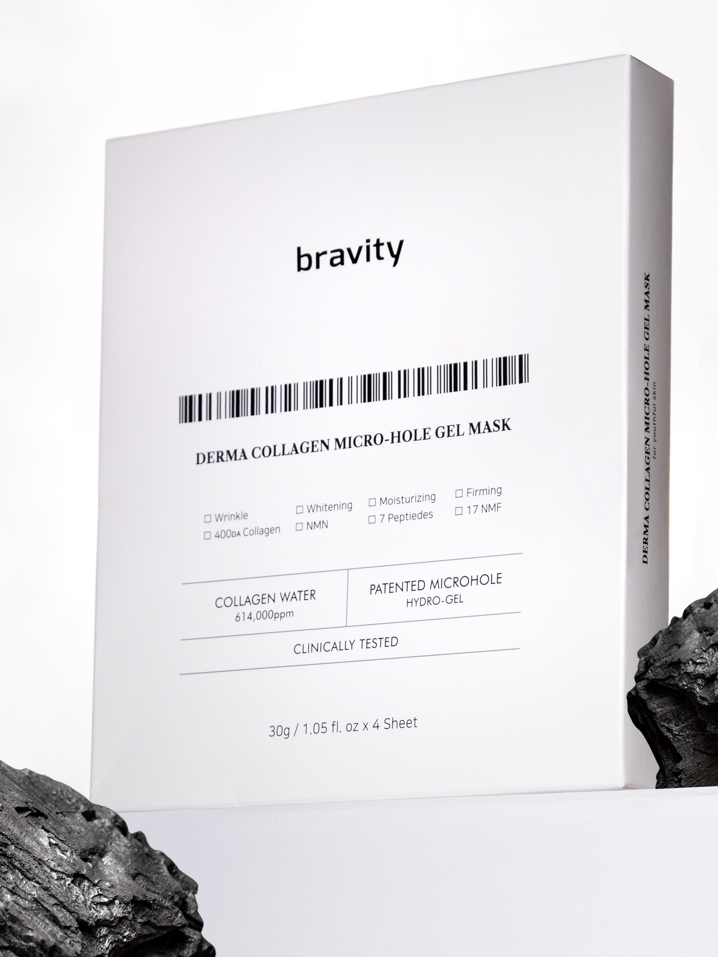 Bravity Derma Collagen Micro-hole Gel Mask 30g*4EА Маска для лица коллагеновая, 4 шт купить в интернет-магазине Skin-Mag