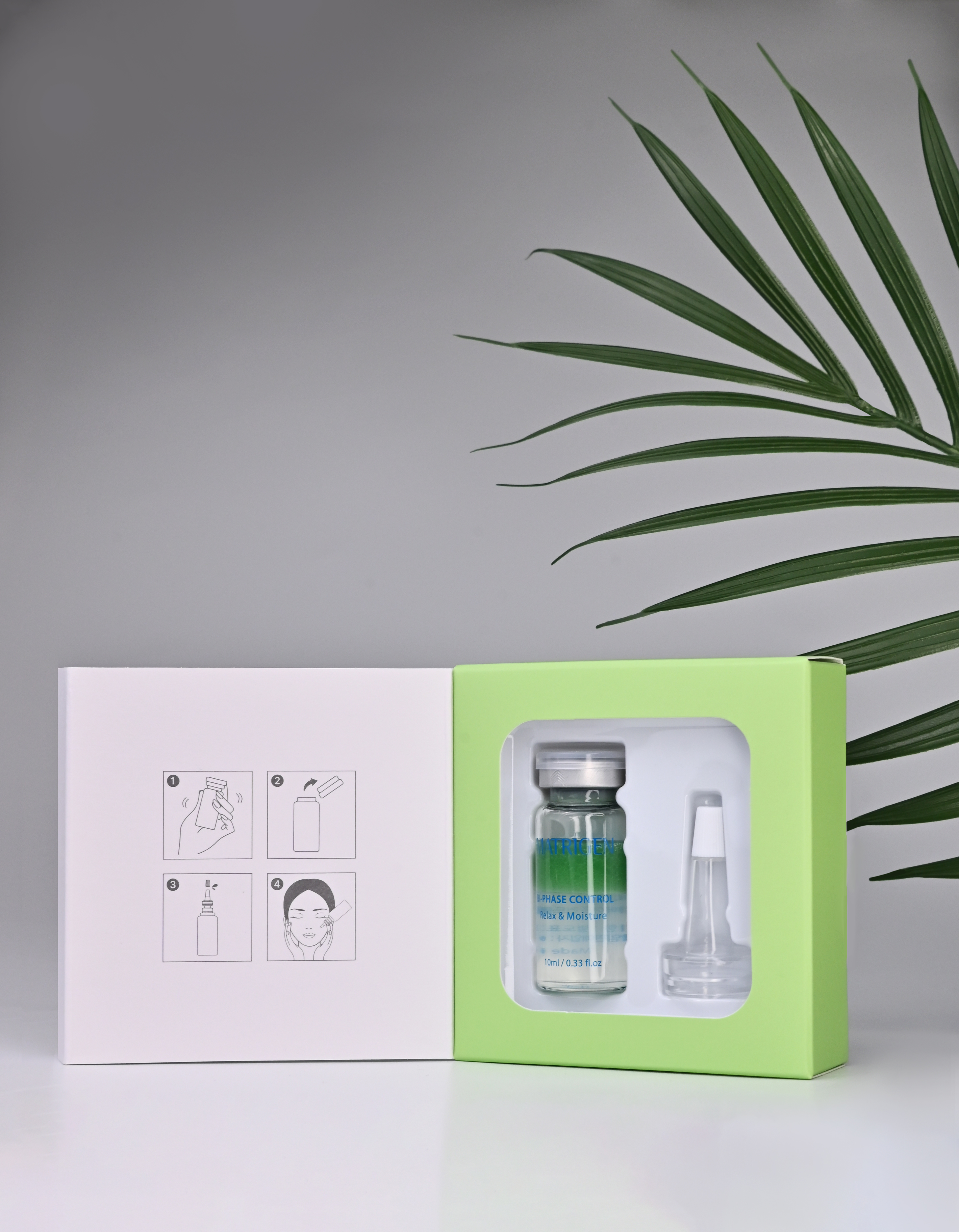 Matrigen Bi-phase Control Relax & Moisture Ampoule Сыворотка для лица увлажняющая, 10 мл купить в интернет-магазине Skin-Mag