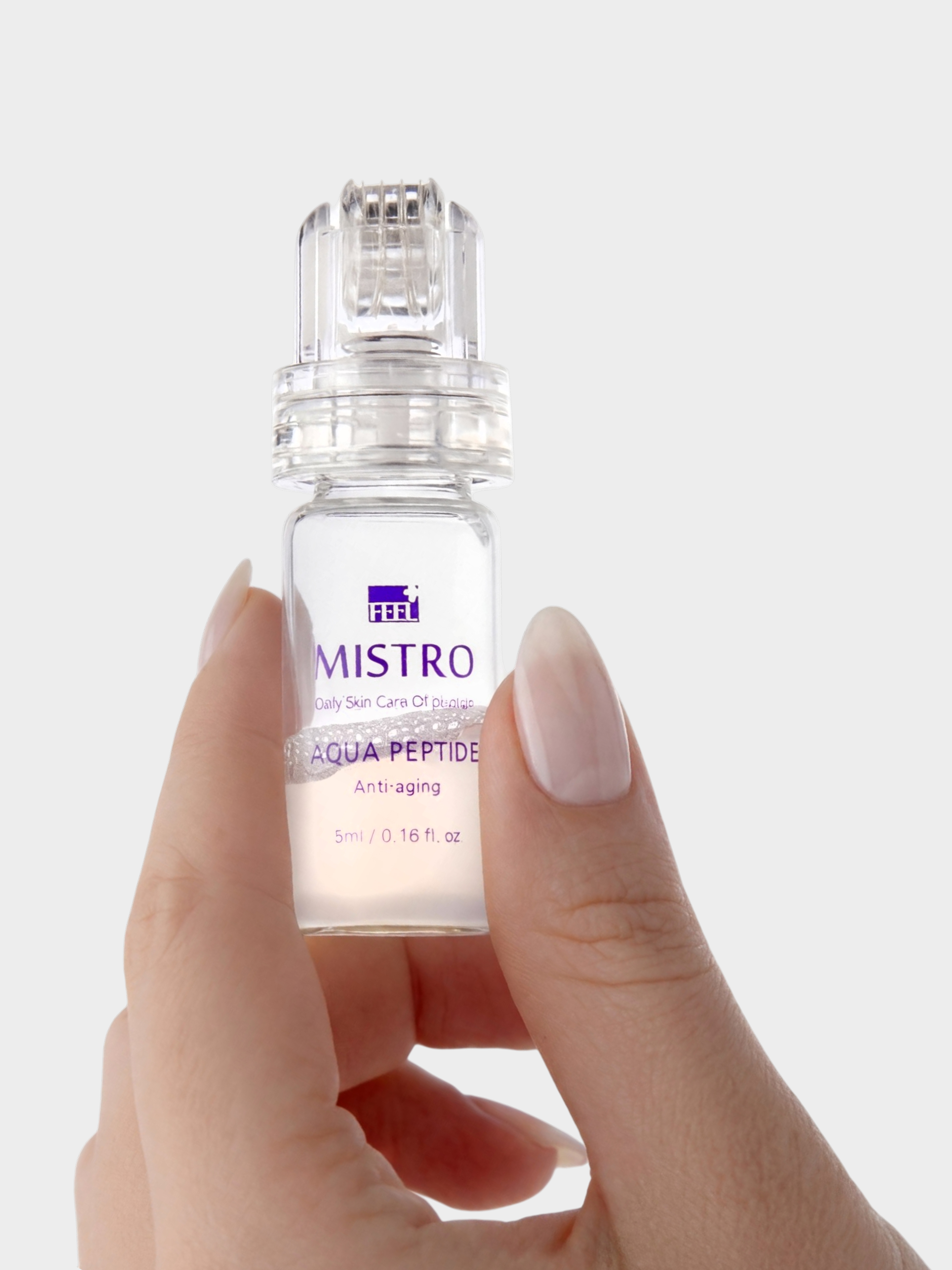 Набор средств ухода №042 Сыворотка для лица с пептидами 5 мл и насадкой мезороллером 64 иглы купить в интернет-магазине Skin-Mag