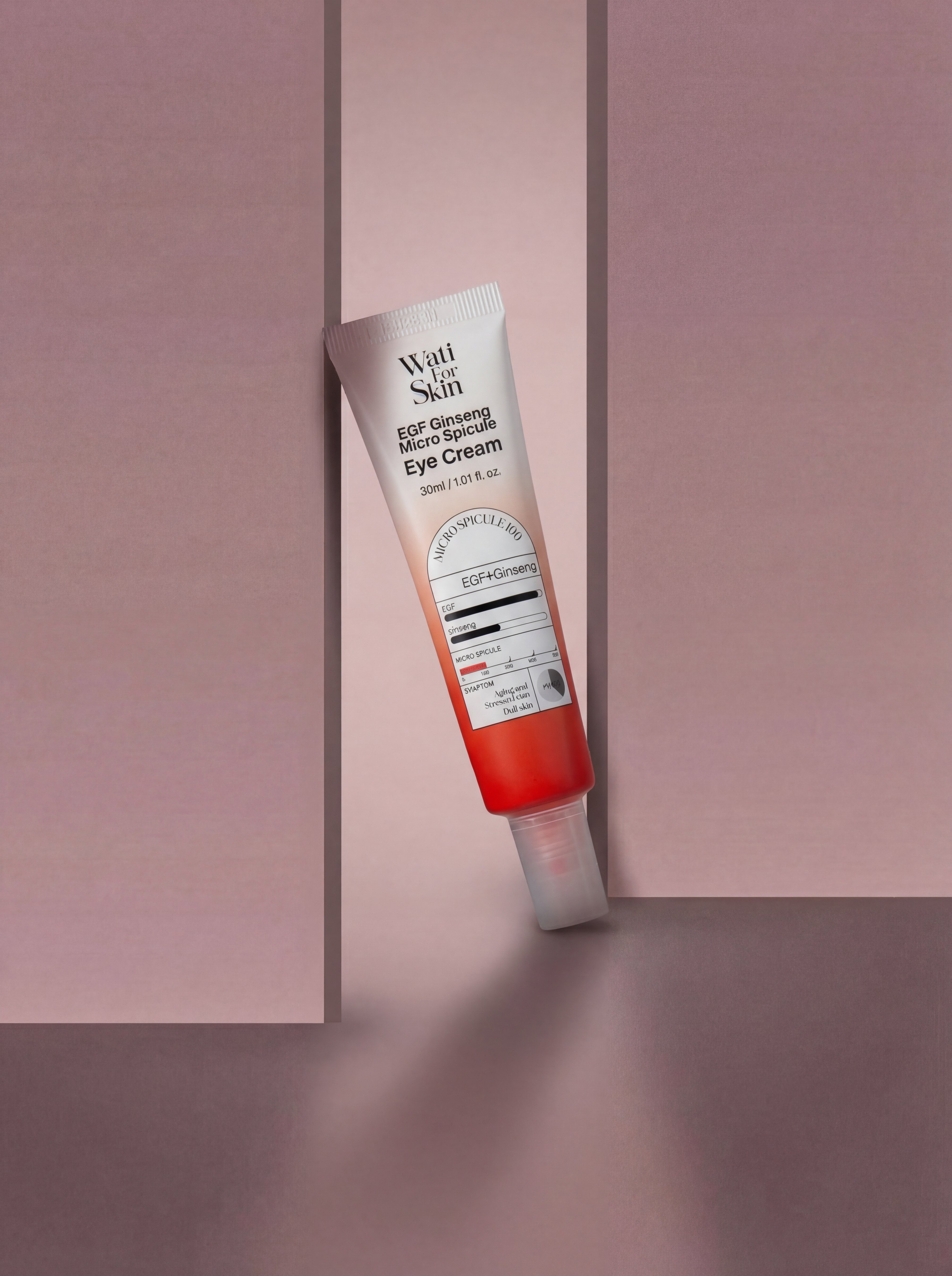 Wati For Skin EGF Ginseng Microshot Eye Cream Крем для области вокруг глаз с EGF пептидами, экстракт купить в интернет-магазине Skinmag