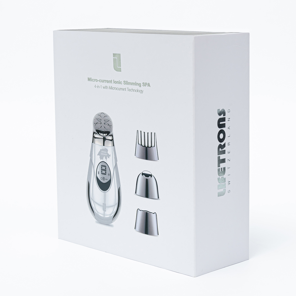Lifetrons EP-500AS-WH1 Micro current lonic Slimming SPA 4 in 1 Косметологический Микротоковый Ионный СПА аппарат для лица и тела 4 в 1 купить в интернет-магазине Skin-Mag