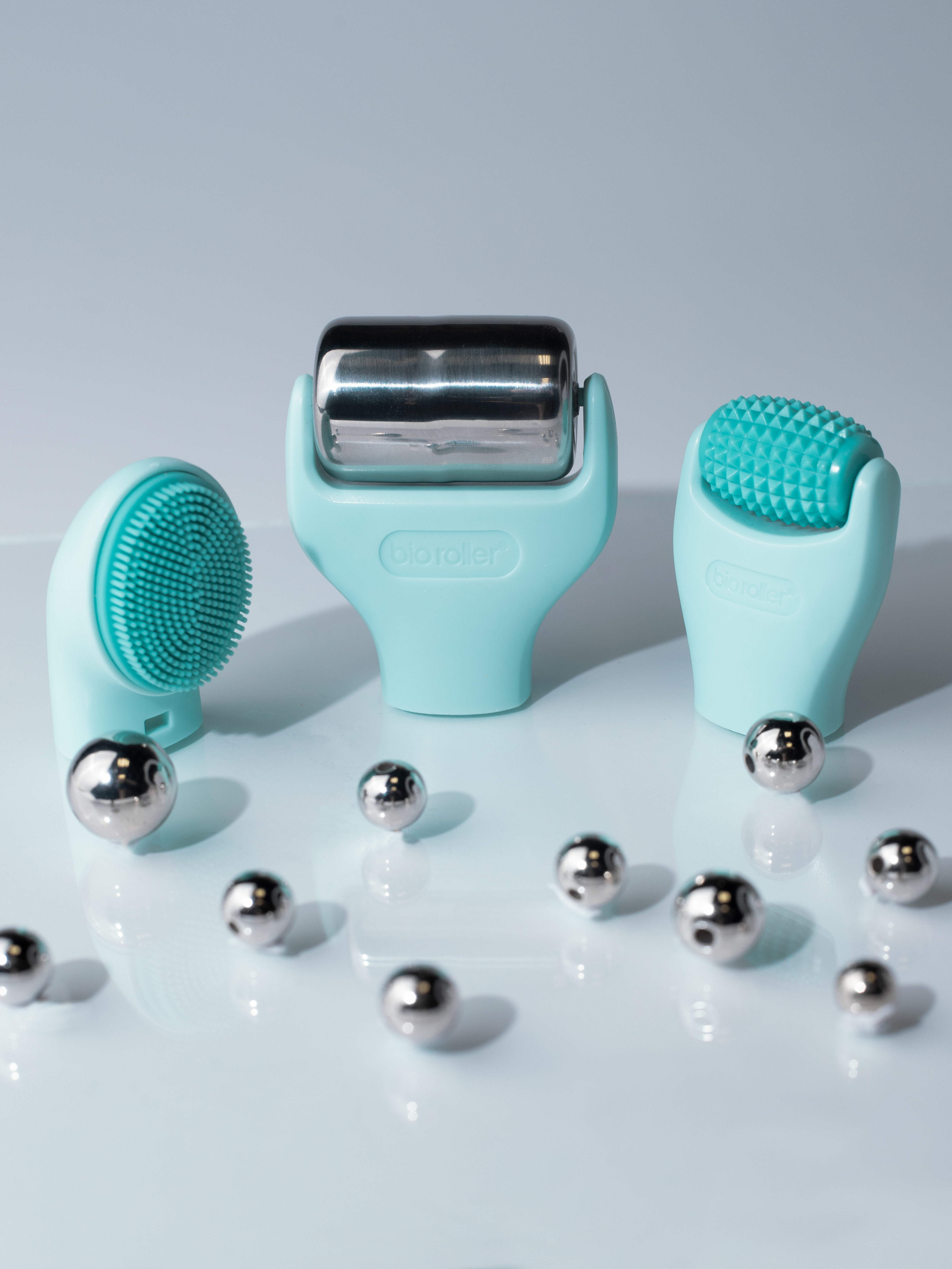 Mezonica Bio Roller G10 Косметический Набор 10 в 1 для очищения, массажа и мезотерапии кожи лица / тела / головы купить в интернет-магазине Skin-Mag