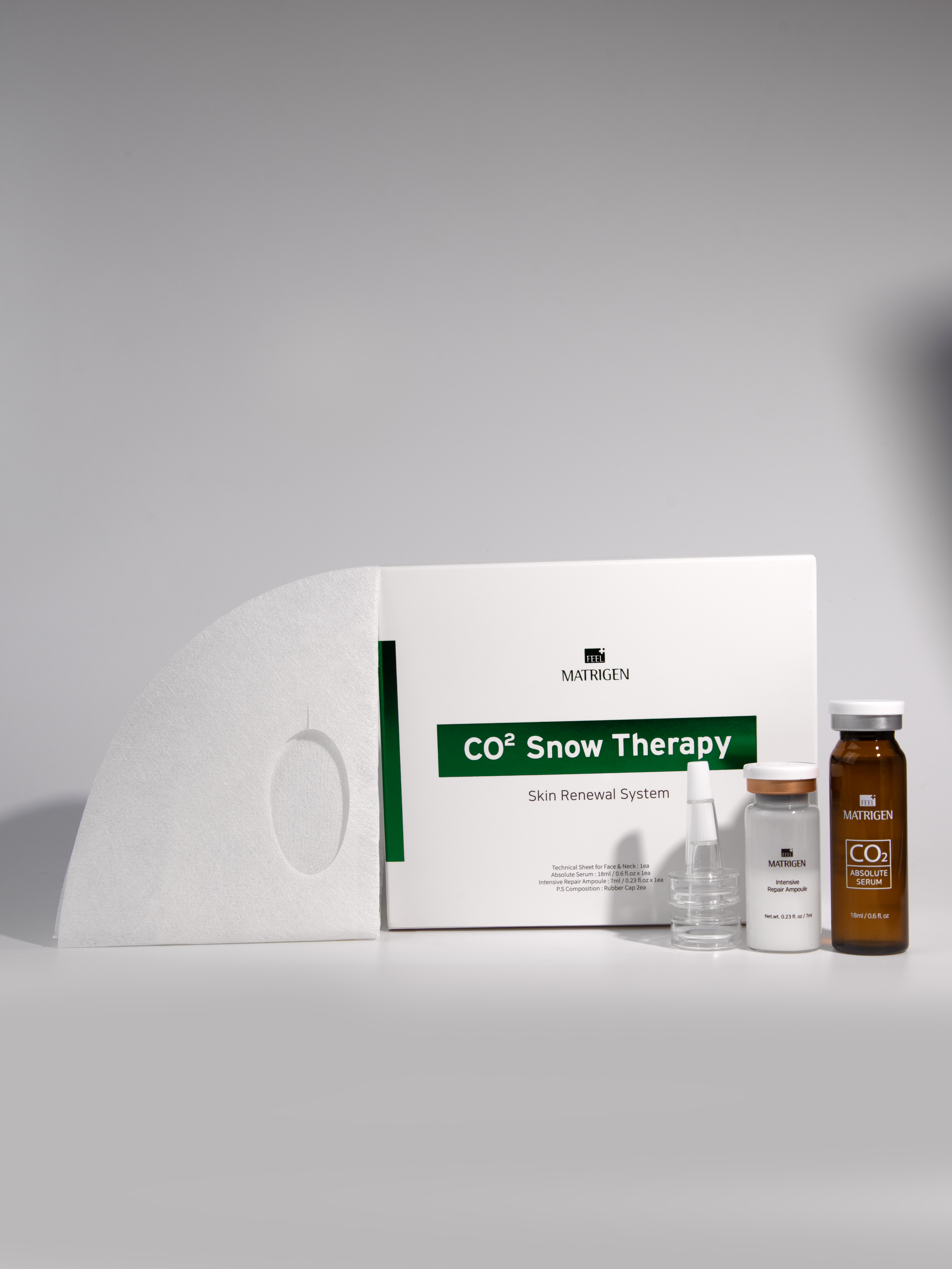Matrigen CO2 Snow Therapy Маска для лица неинвазивная карбокситерапия, 1 шт купить в интернет-магазине Skin-Mag