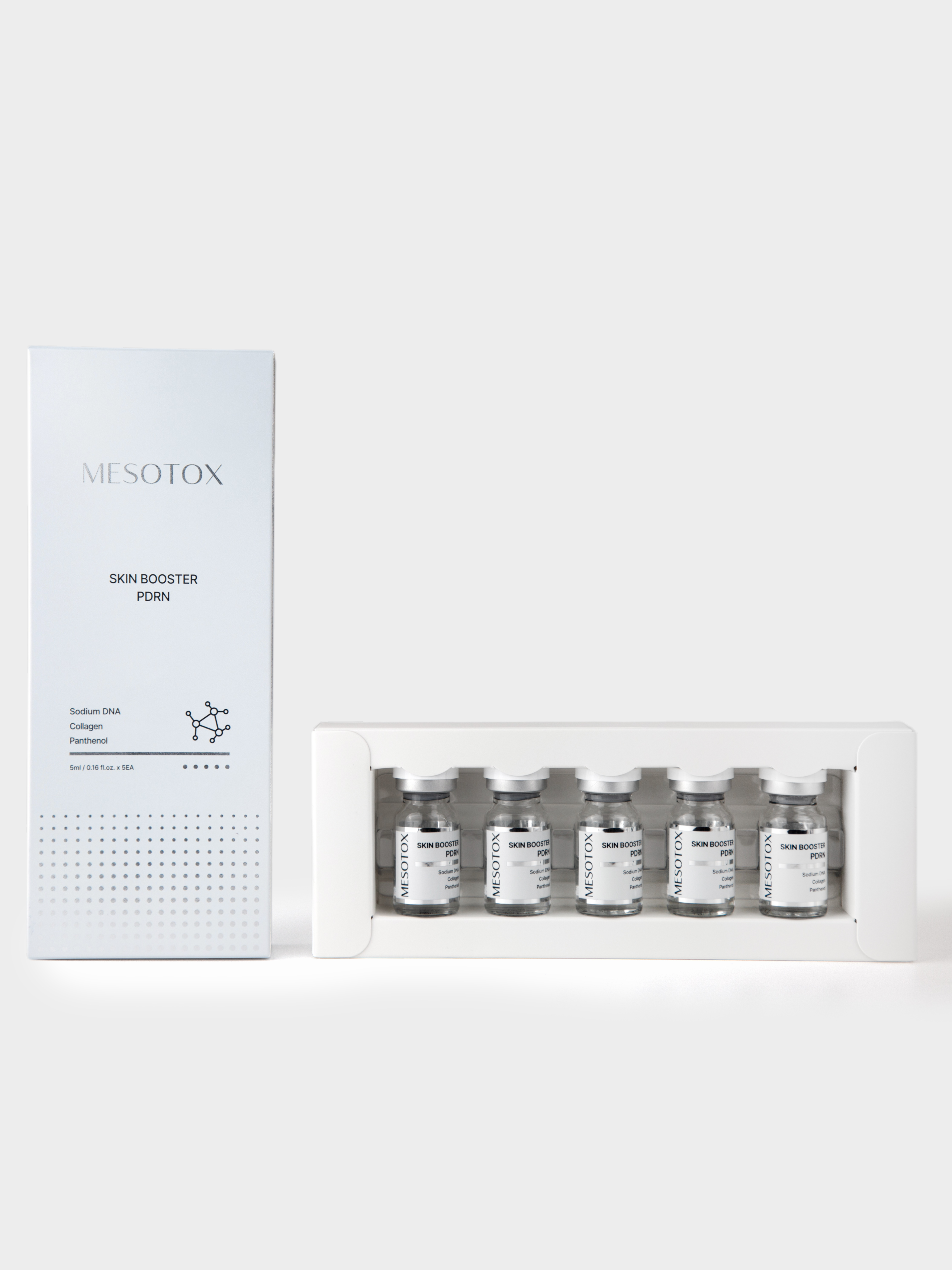 Matrigen Mesotox Skin Booster PDRN Сыворотка-бустер для лица с ПДРН, 5 мл х 5 шт купить в интернет-магазине Skin-Mag