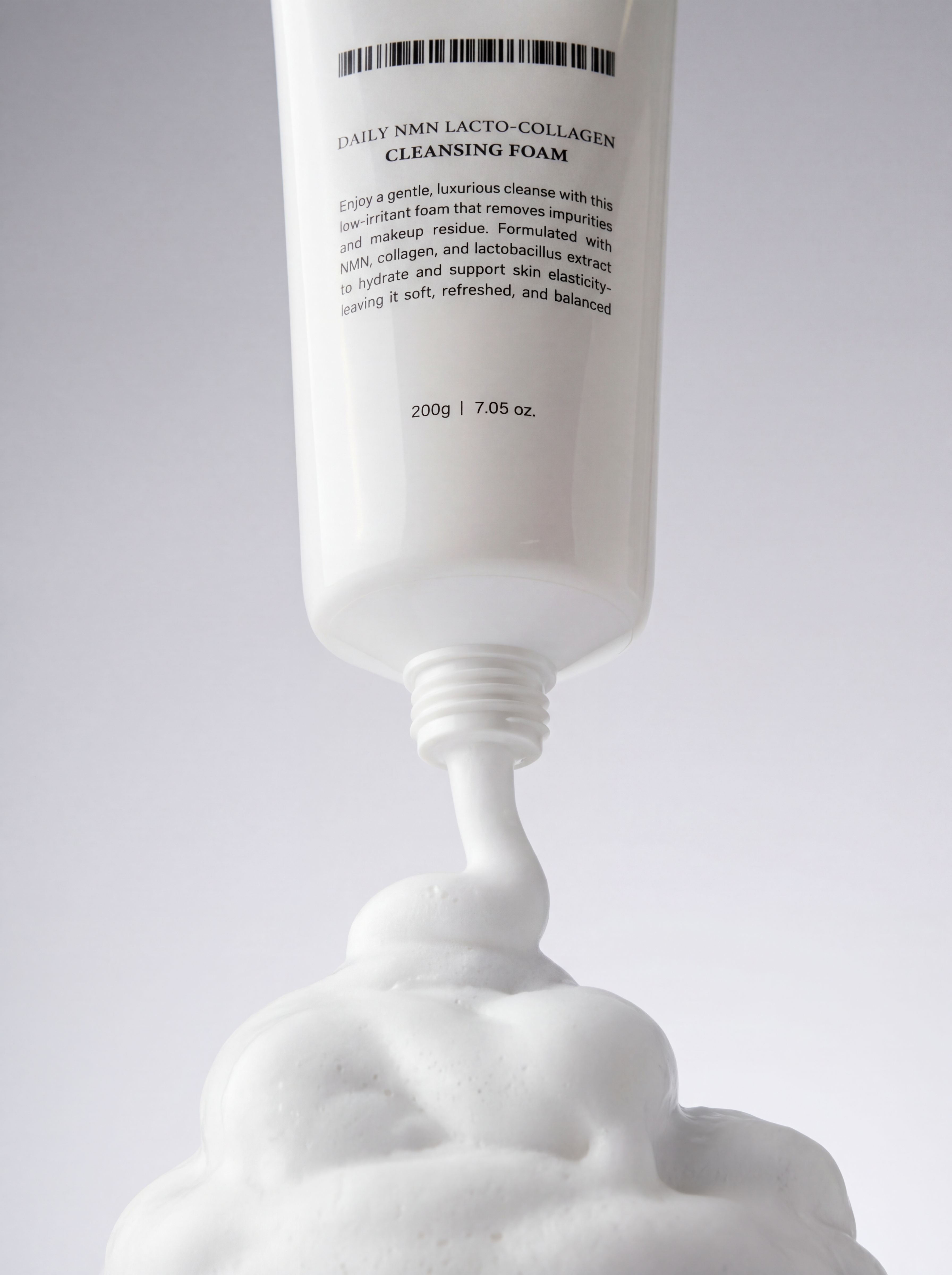 Bravity Daily NMN Lacto-Collagen Cleansing Foam Пенка для умывания с НМН, коллагеном и лактобактериями, 200 г купить в интернет-магазине Skin-Mag