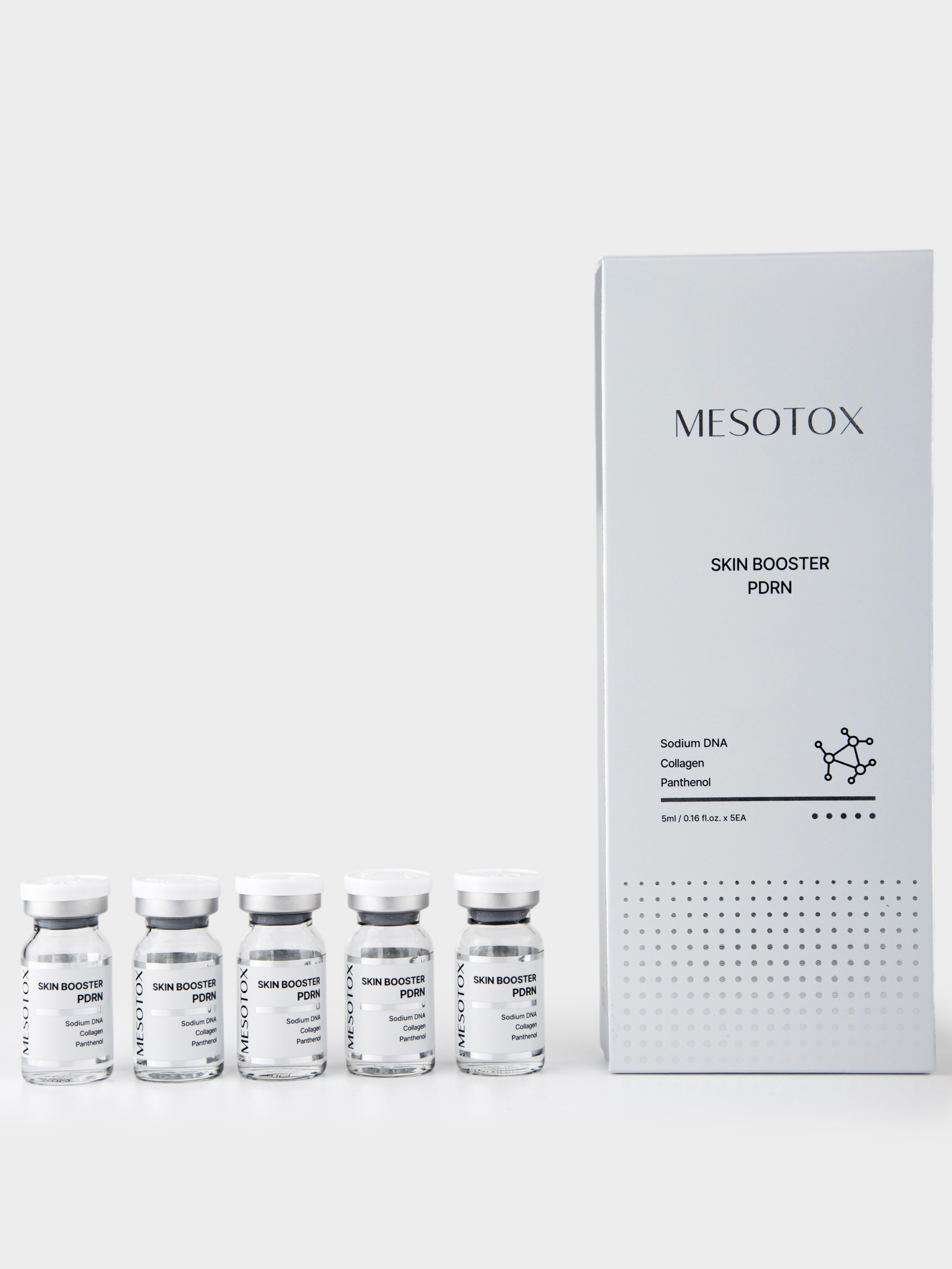Matrigen Mesotox Skin Booster PDRN Сыворотка-бустер для лица с ПДРН, 5 мл х 5 шт купить в интернет-магазине Skin-Mag
