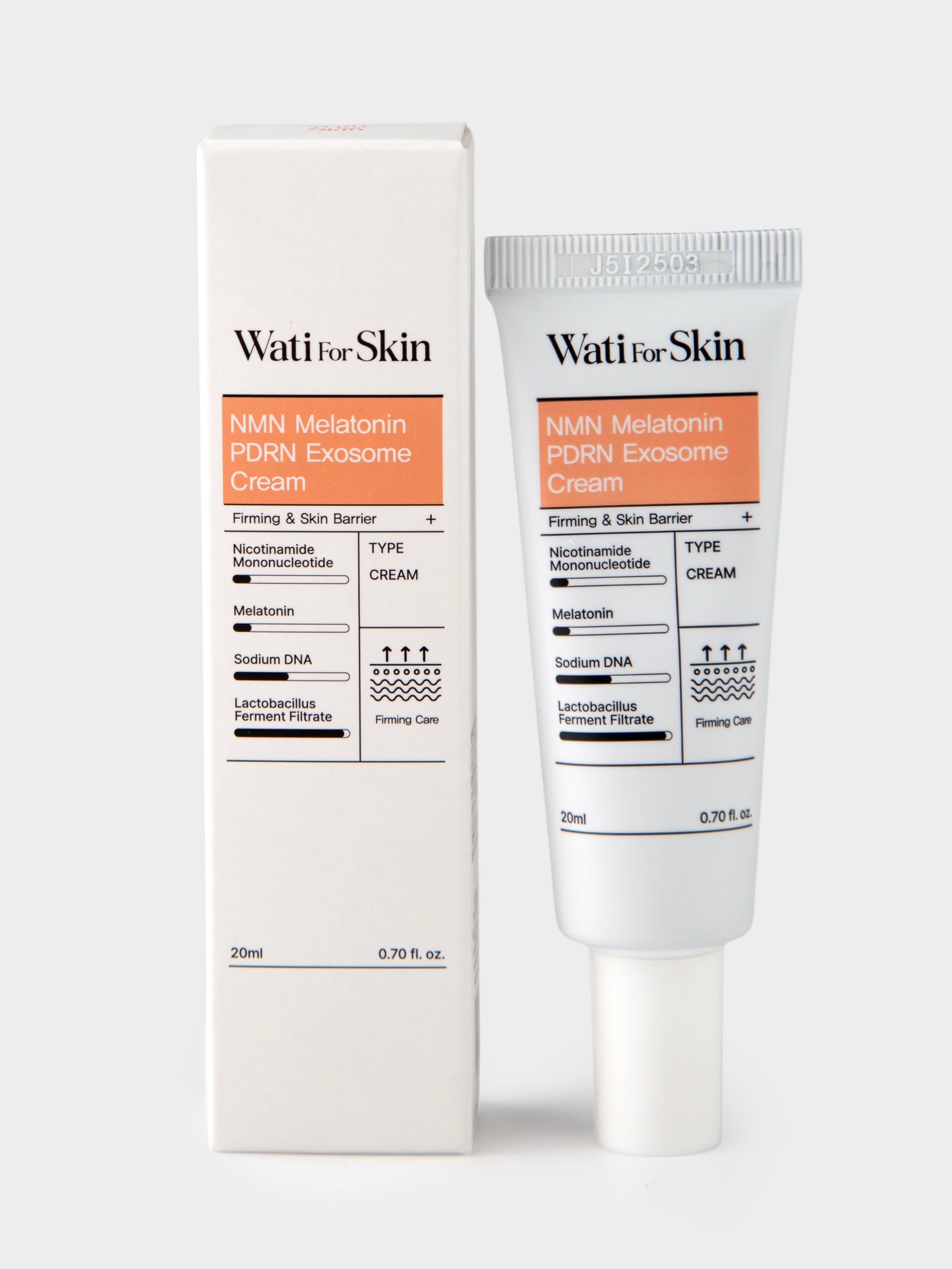 Wati For Skin NMN Melatonin PDRN Exosome Cream Крем для лица с НМН, мелатонином, ПДРН и экзосомами лактобактерий, 20 мл купить в интернет-магазине Skin-Mag