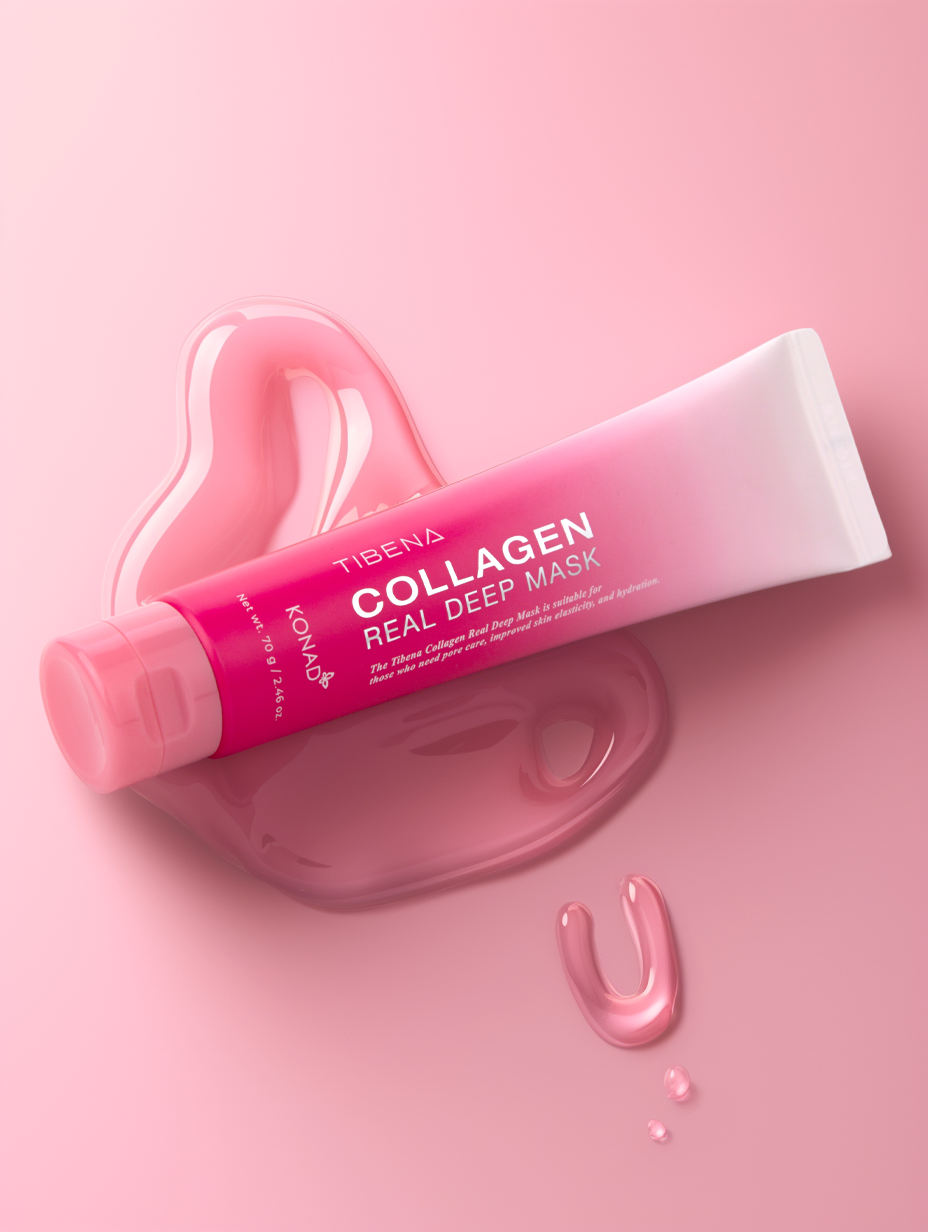 Konad Tibena Collagen Real Deep Mask Маска пленка для лица коллагеновая, 70 г купить в интернет-магазине Skin-Mag