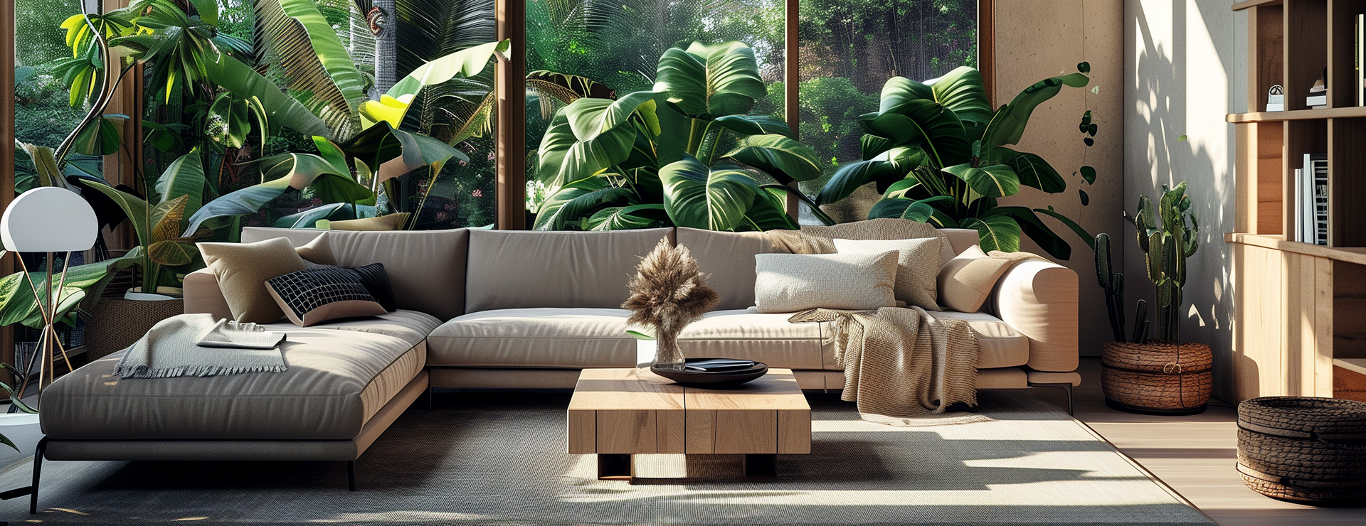 Проект Гостиная в эко-стиле — Skin-Mag