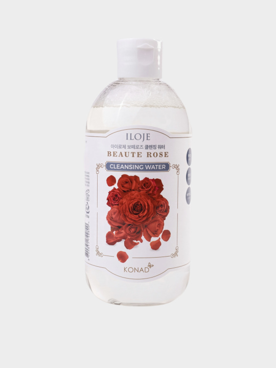 Konad Iloje Beaute Rose Water Мицеллярная вода с дамасской розой, 300 мл купить в интернет-магазине Skin-Mag