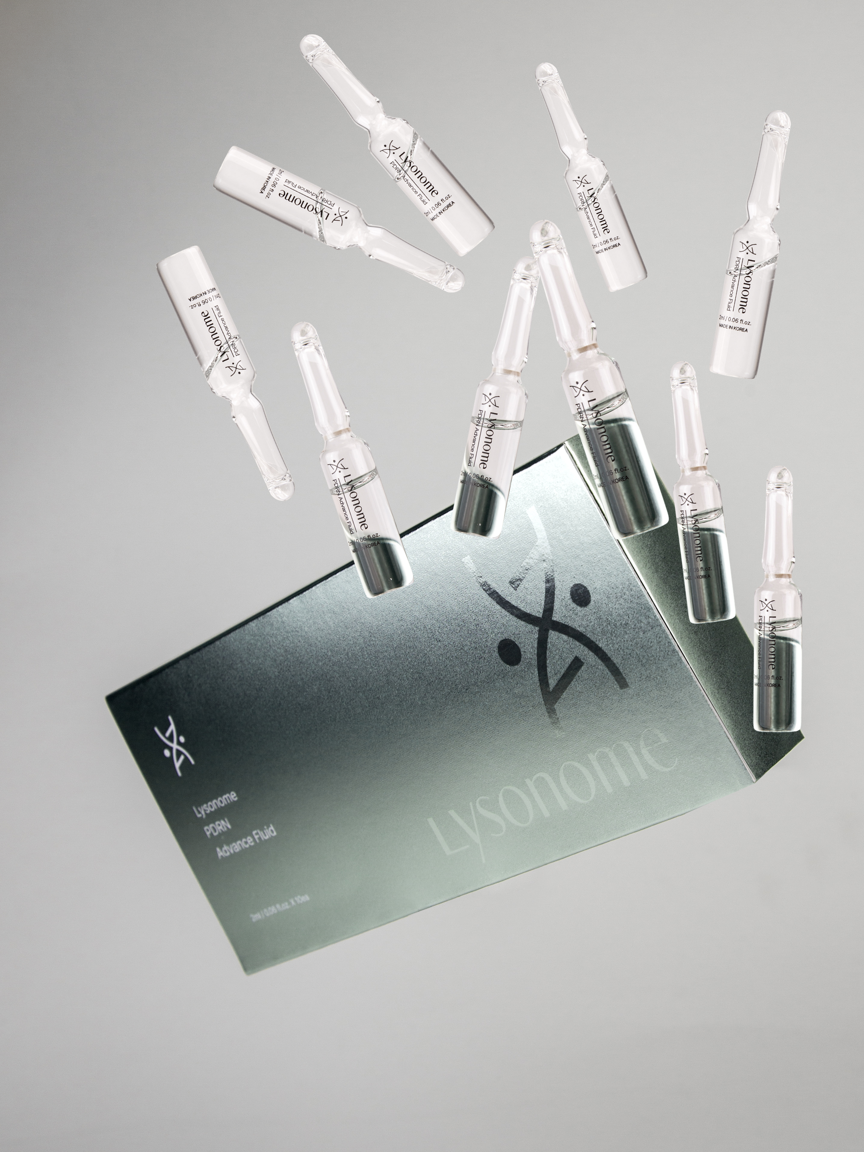 Lysonome PDRN Advance Fluid Сыворотка для лица флюид с PDRN, 2 мл х 10 шт купить в интернет-магазине Skin-Mag