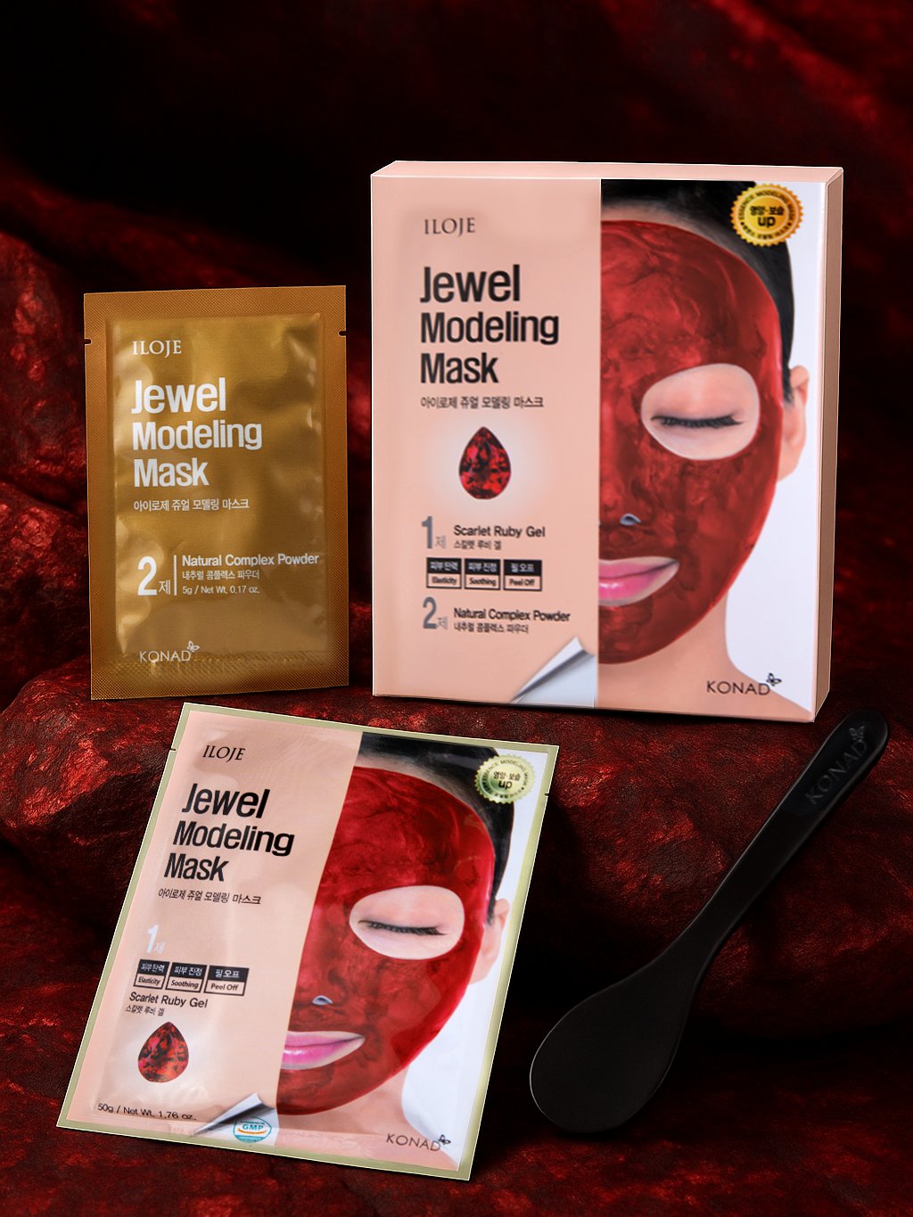 Konad Iloje Jewel Modeling Mask Scarlet Ruby купить в интернет-магазине Skinmag