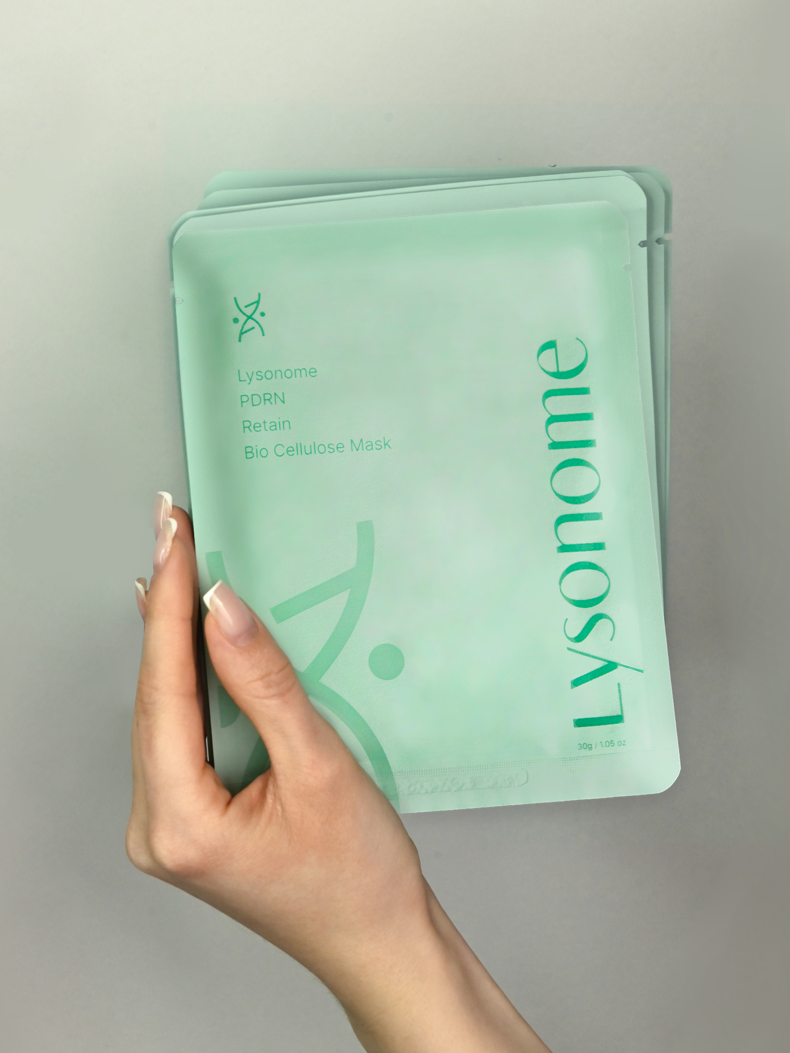 Lysonome PDRN Retain Bio-Cellulose Mask 30g * 5EA Тканевая маска для лица био целлюлозная, 5 шт купить в интернет-магазине Skin-Mag
