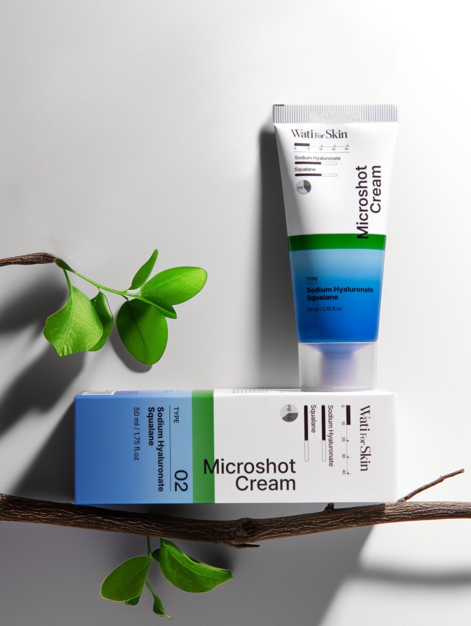 WATI FOR SKIN Hyaluronic Squalane Microshot Cream купить в интернет-магазине Skinmag