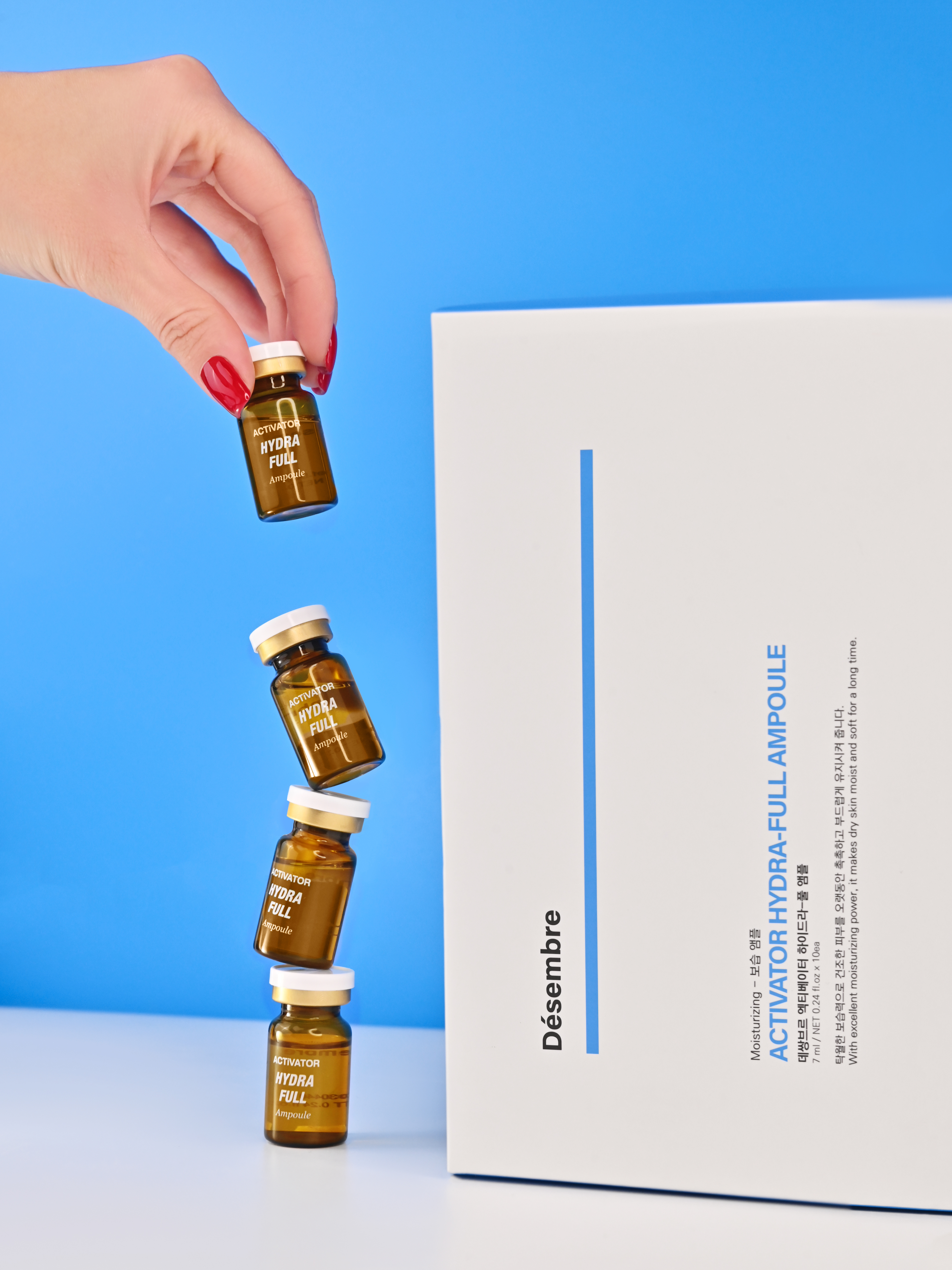 Desembre Activator Hydra-full Ampoule Сыворотка для лица увлажняющая, 7 мл x 10 шт купить в интернет-магазине Skin-Mag