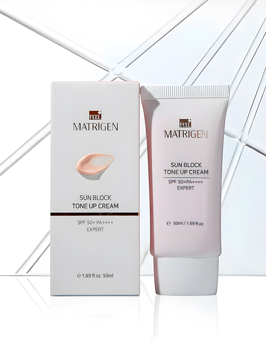 Matrigen Sun Block Tone up Cream Крем для лица с SPF 50+ PA++++, 50 мл купить в интернет-магазине Skin-Mag