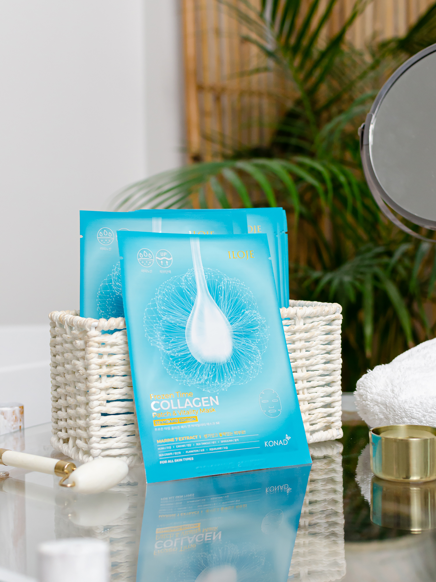 Konad Frozen Time Vitality Patch ＆ Mask SE Витализирующая маска патчи для лица тканевая, 1 шт купить в интернет-магазине Skin-Mag
