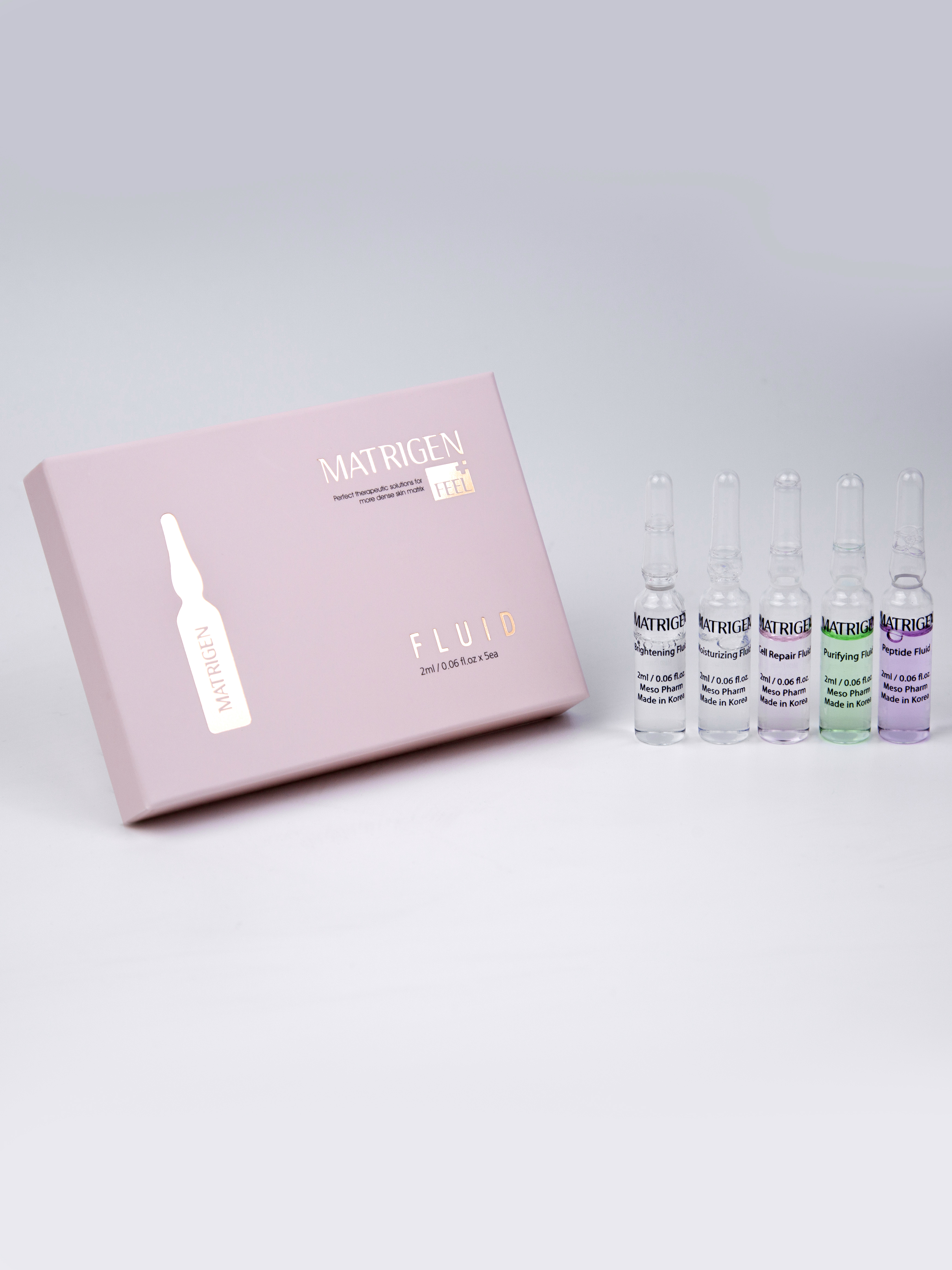 Matrigen Fluid Sample Pouch Сыворотка - флюид для лица 5 видов, 2 мл х 5 шт купить в интернет-магазине Skin-Mag