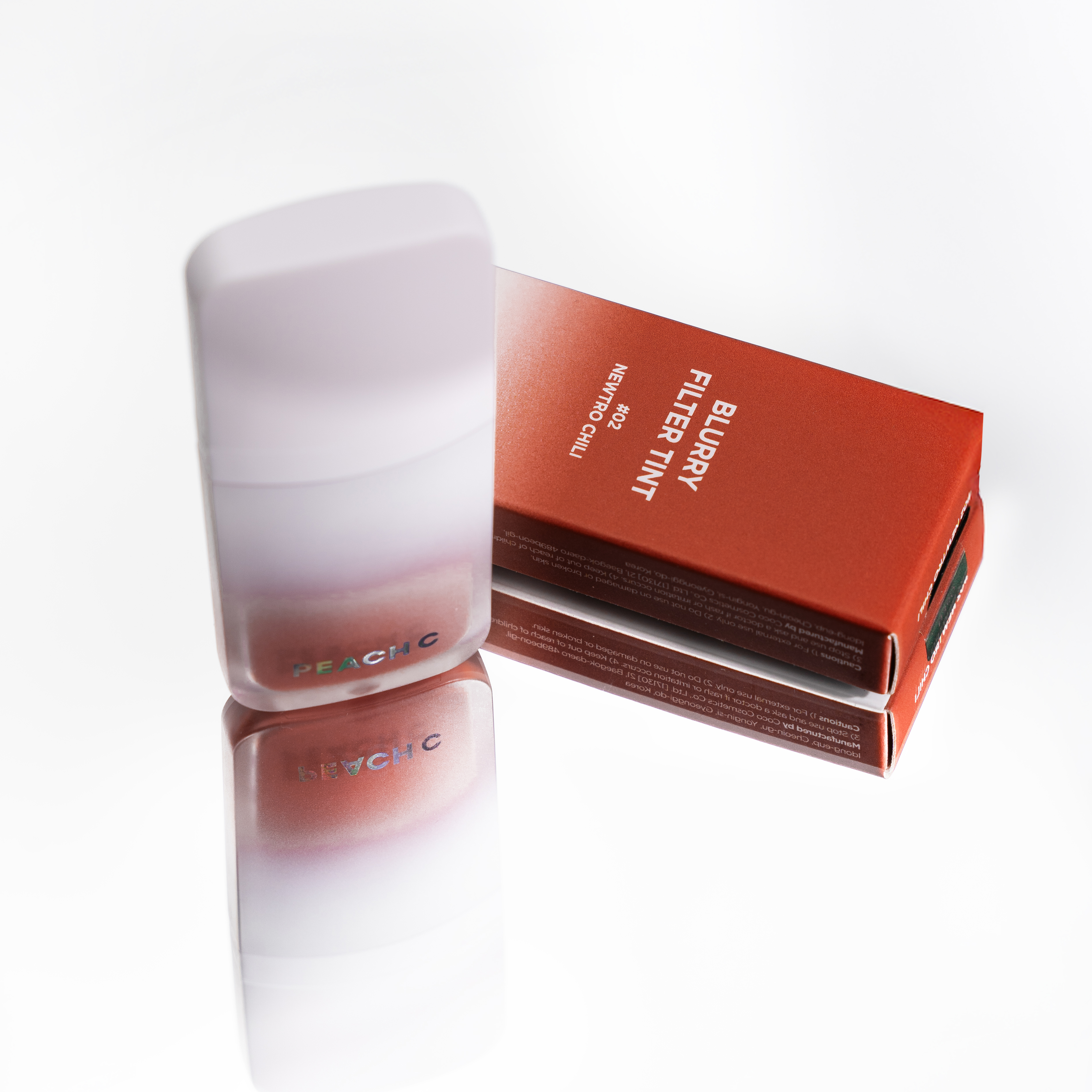 PEACH C Blurry Filter Tint 02 Newtro Chilli Тинт для губ матовый купить в интернет-магазине Skin-Mag