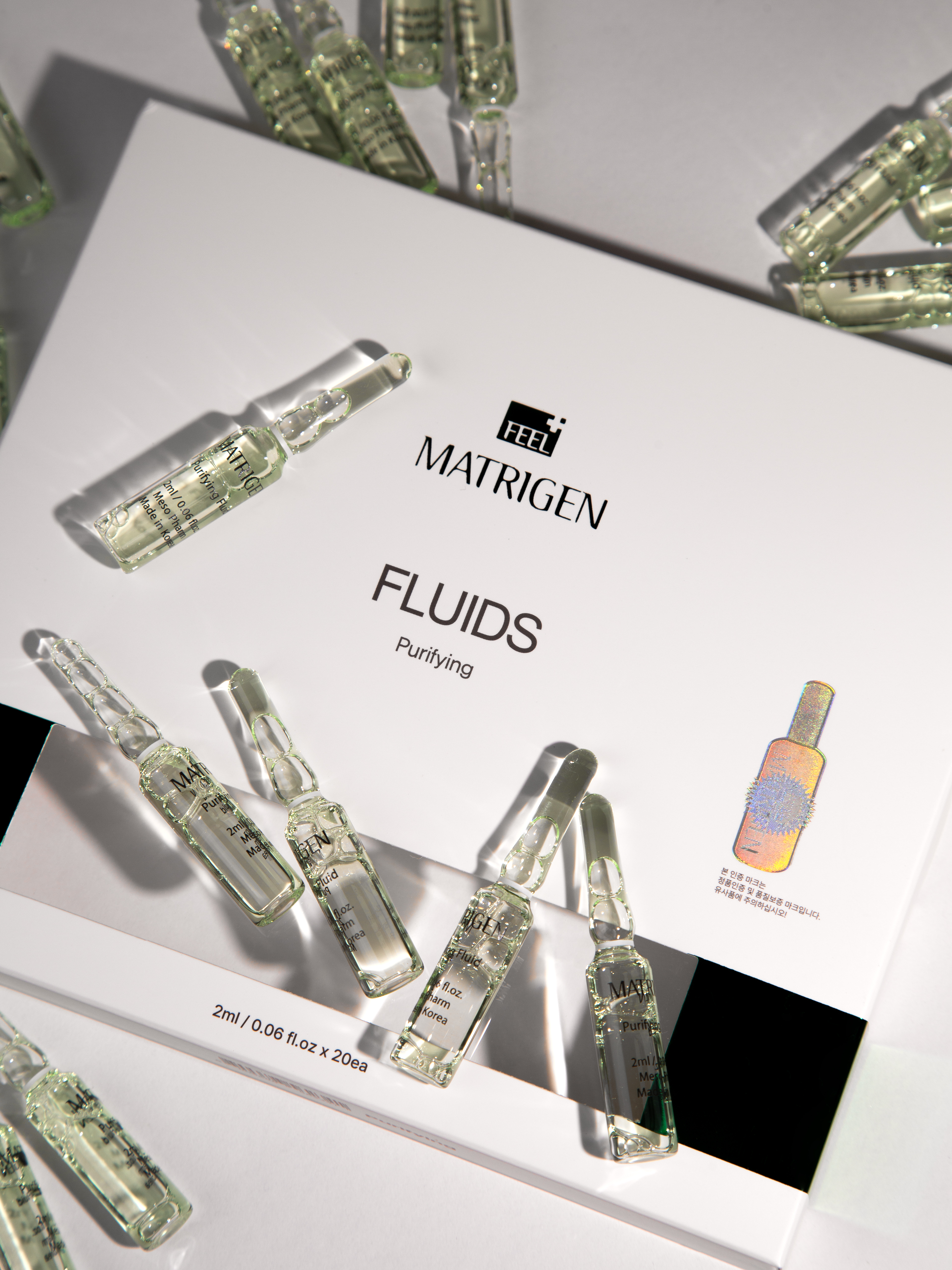 Matrigen Purifying Fluids Cыворотка - флюид для проблемной кожи от прыщей, 2 мл х 20 шт купить в интернет-магазине Skin-Mag