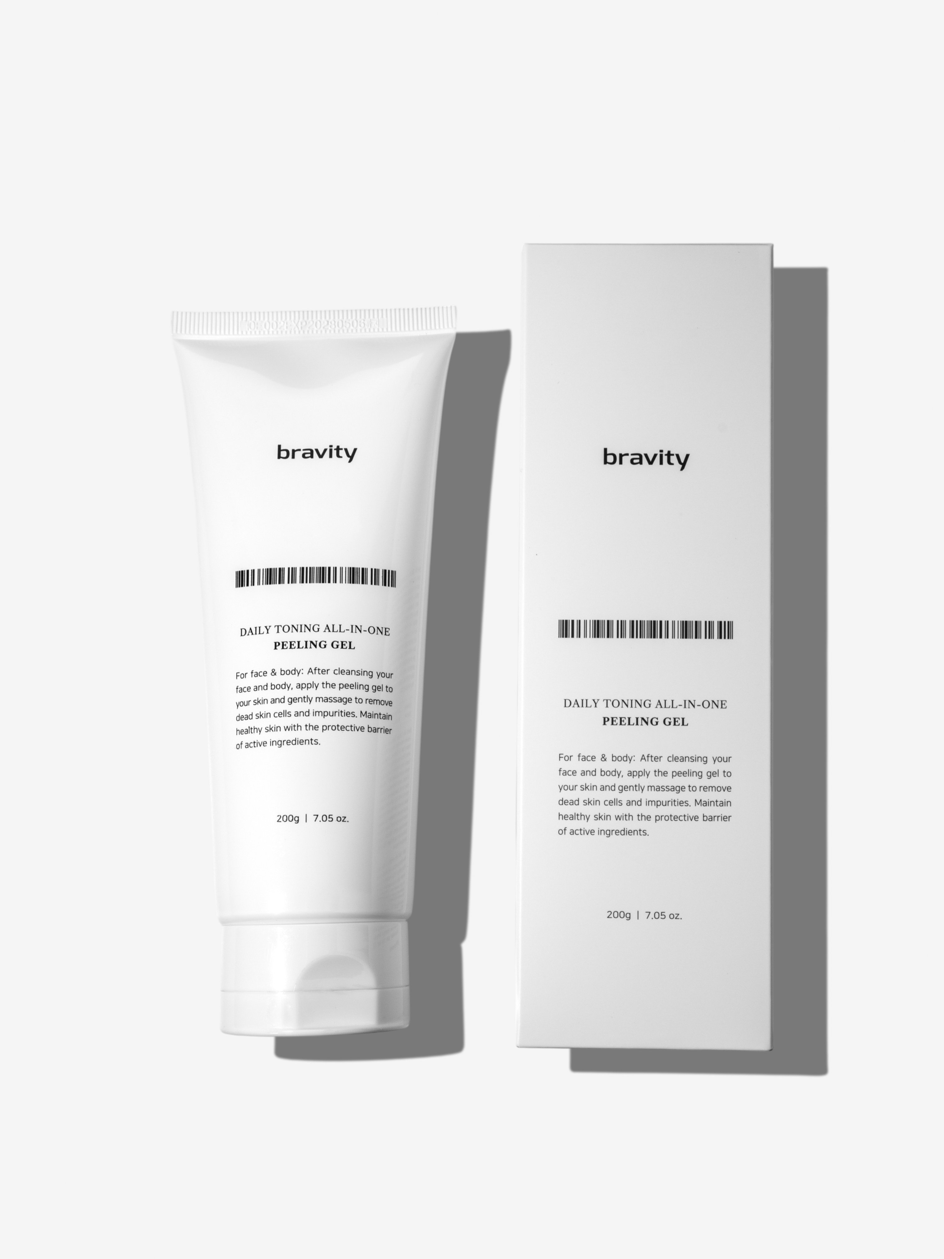 Bravity Daily Toning All In One Peeling Gel 200g купить в интернет-магазине Skinmag
