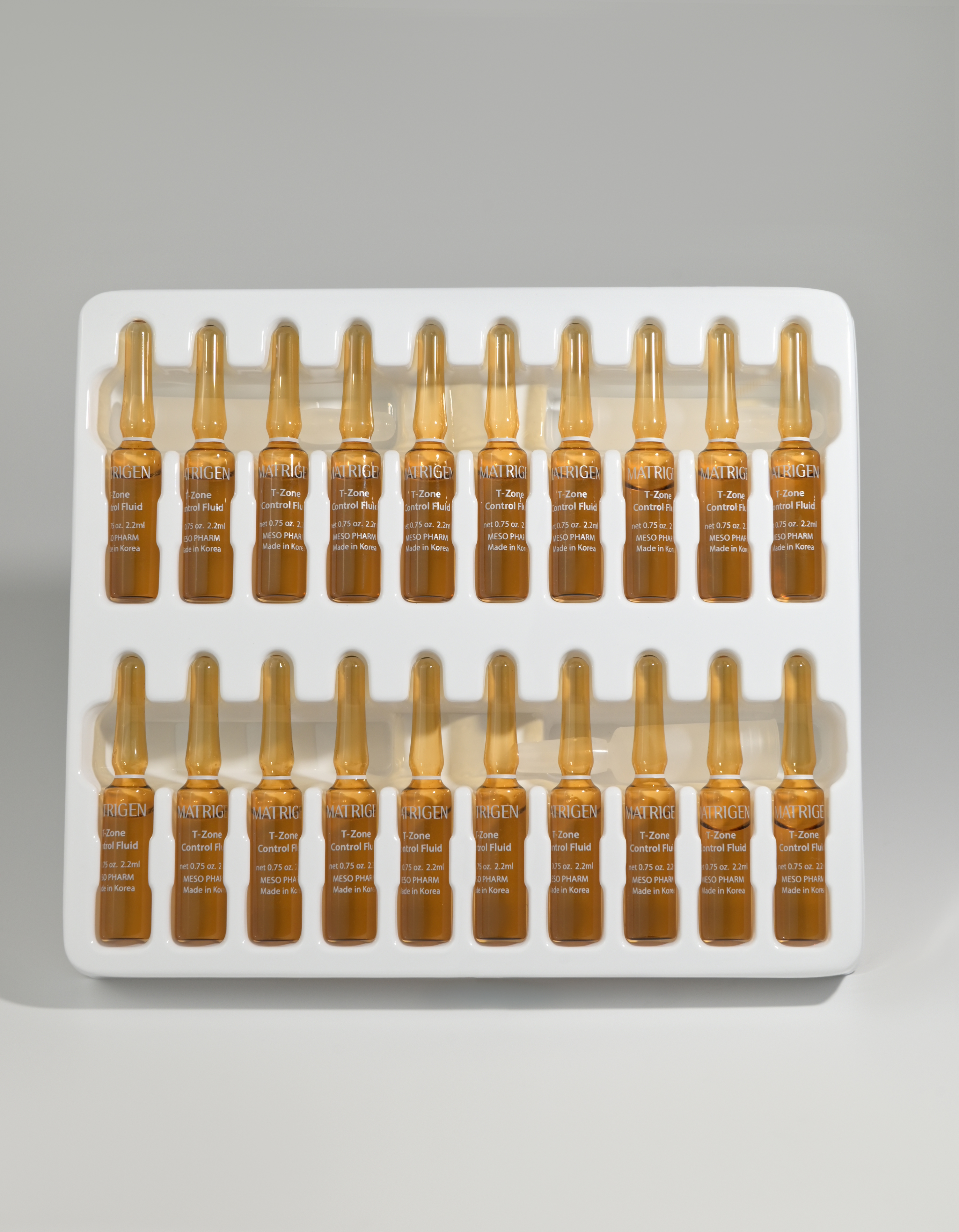 Matrigen T-Zone Control Fluids Сыворотка - флюид для ухода за Т-зоной лица, 2,2 мл х 20 шт купить в интернет-магазине Skin-Mag