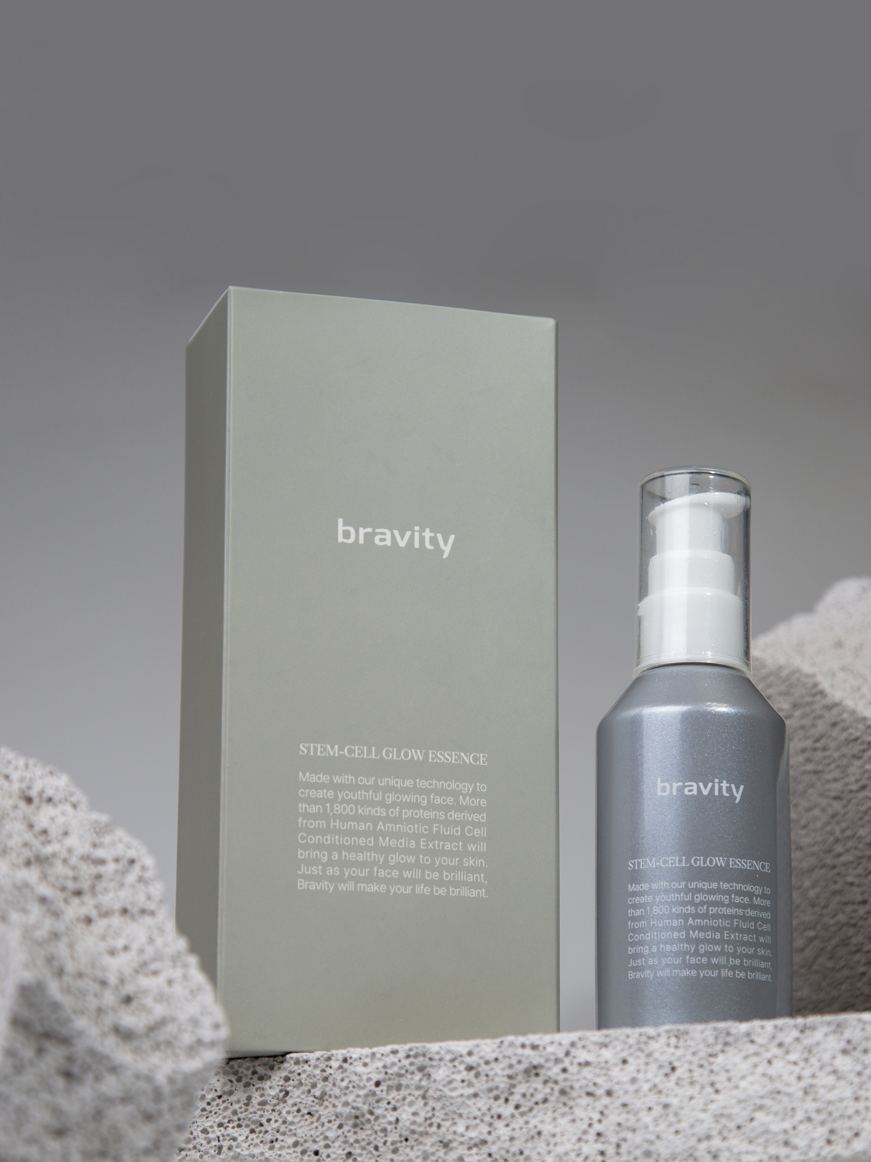 Bravity Stem-cell Glow Essence Эссенция для сияния кожи, 35 мл купить в интернет-магазине Skin-Mag