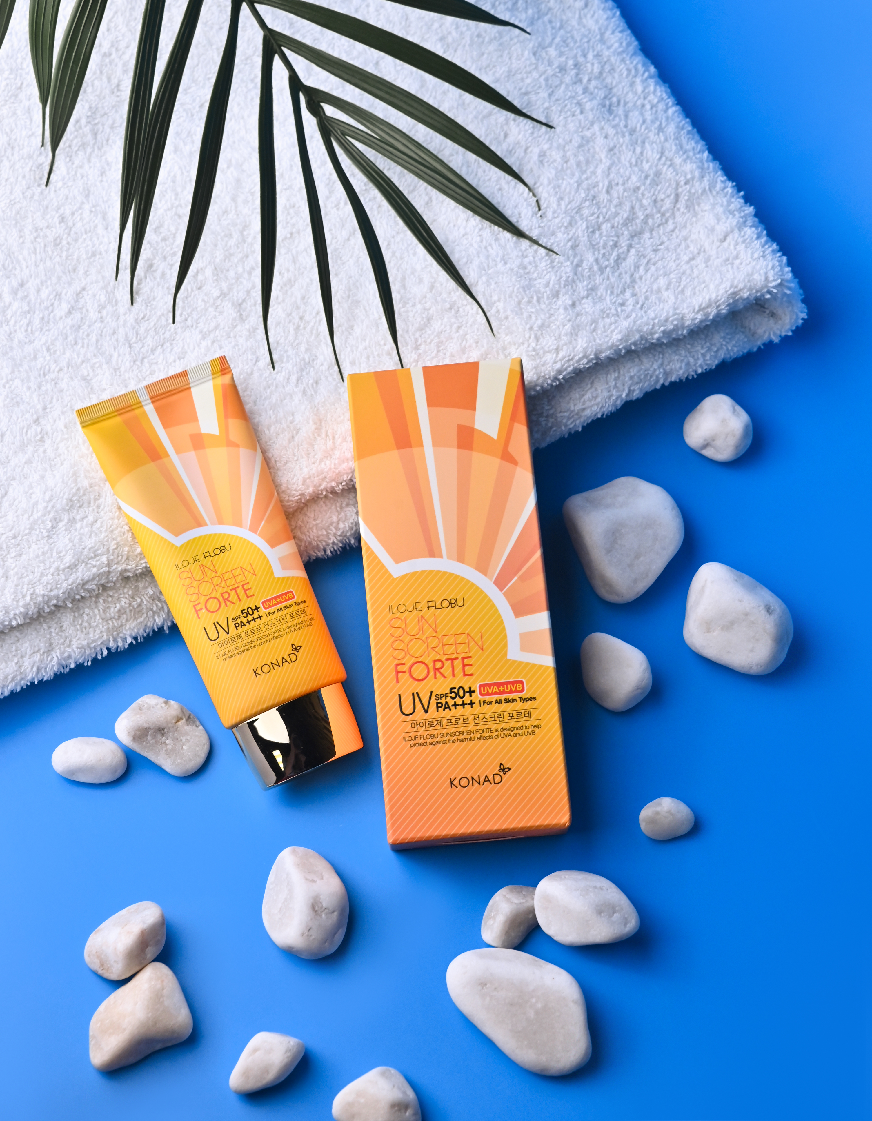 Konad iloje Flobu Sunscreen Forte Солнцезащитный крем для лица SPF50+ PA+++, 70 мл купить в интернет-магазине Skin-Mag