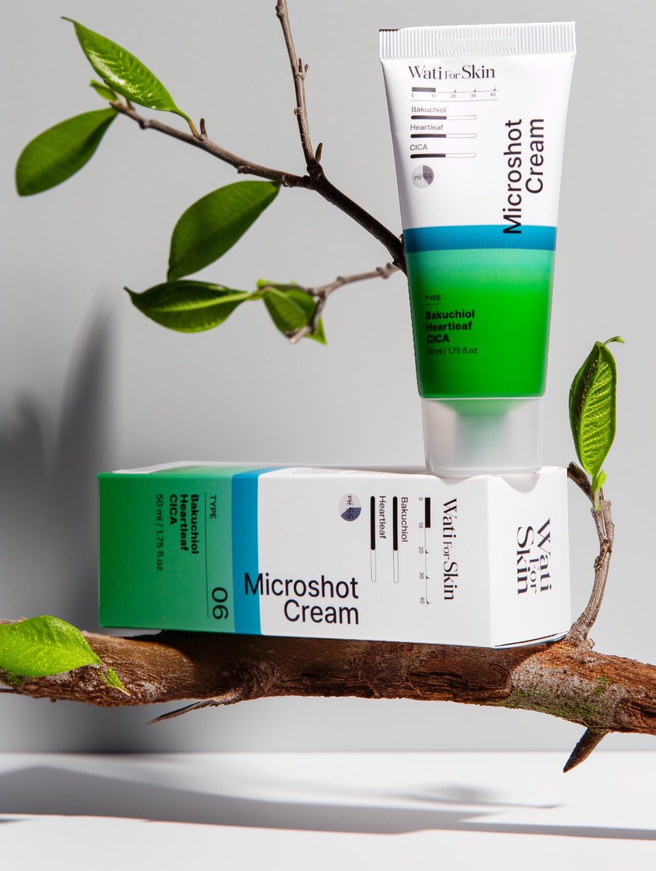 WATI FOR SKIN Bakuchiol Heartleaf Cica Microshot Cream купить в интернет-магазине Skinmag