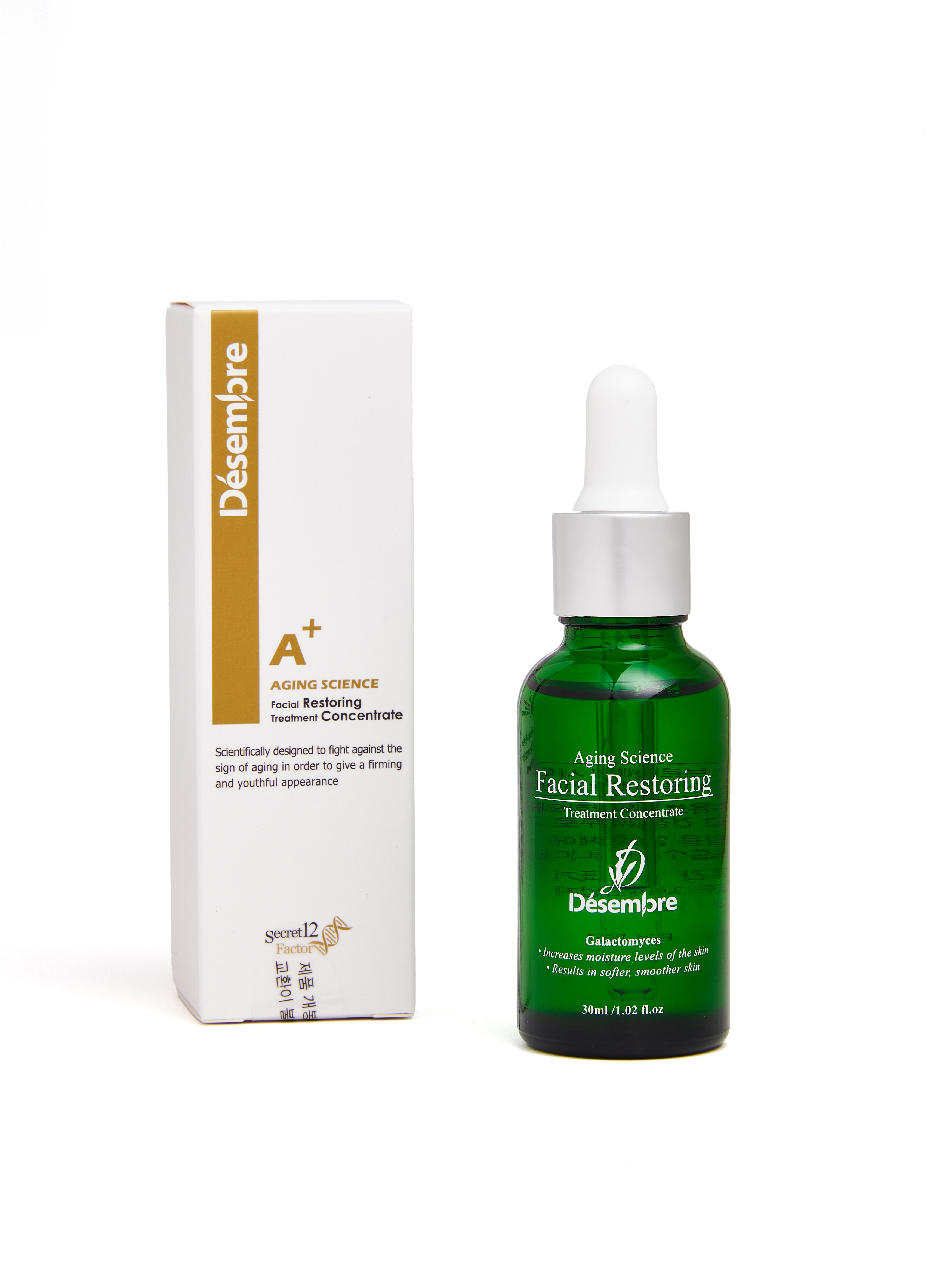 Desembre Aging Science Facial Restoring Treatment Concentrate Сыворотка для лица омолаживающий концентрат, 30 мл купить в интернет-магазине Skin-Mag