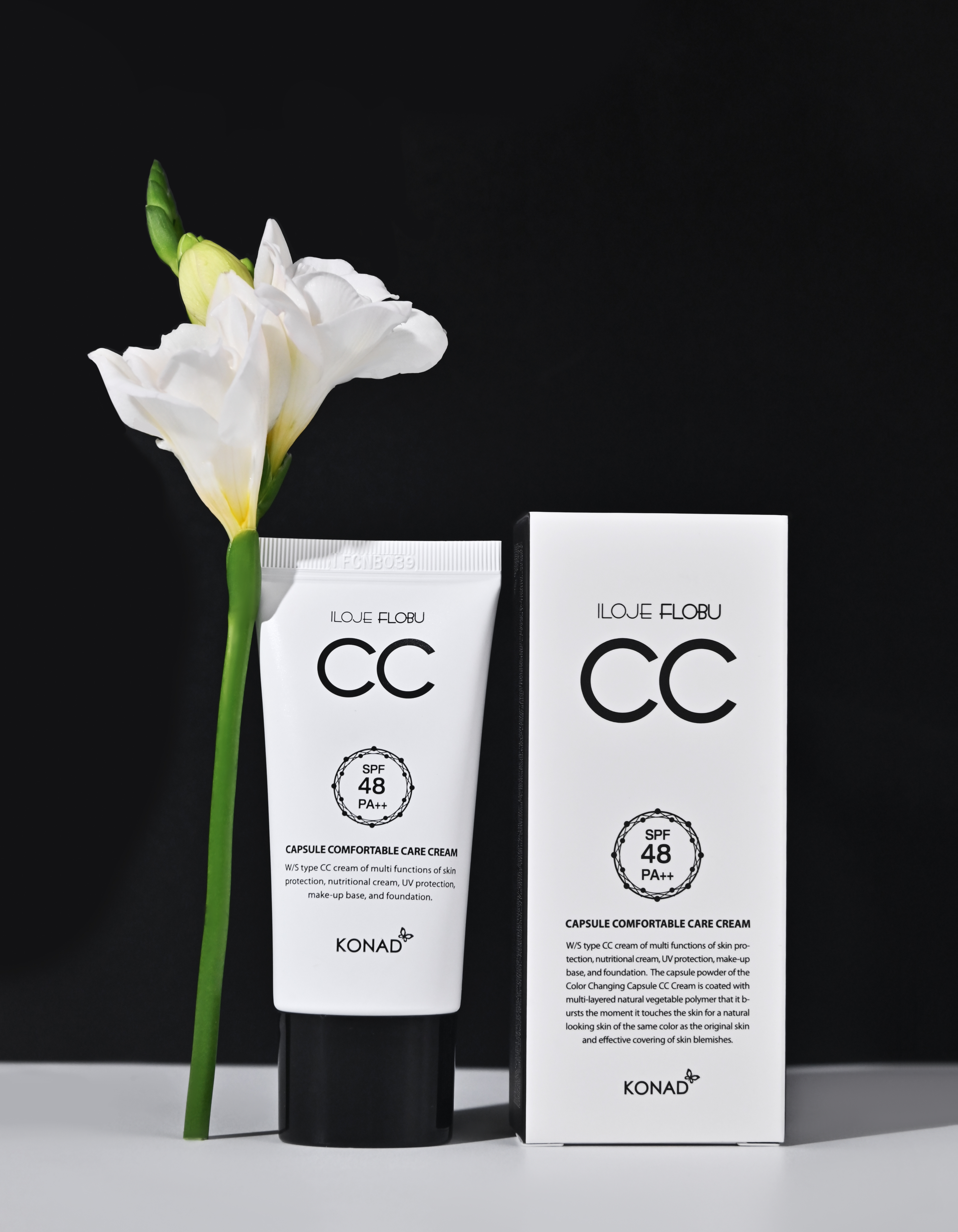 Konad Iloje Flobu CC Cream Мультифункциональный CC-крем с SPF48 PA++, 30 мл купить в интернет-магазине Skin-Mag
