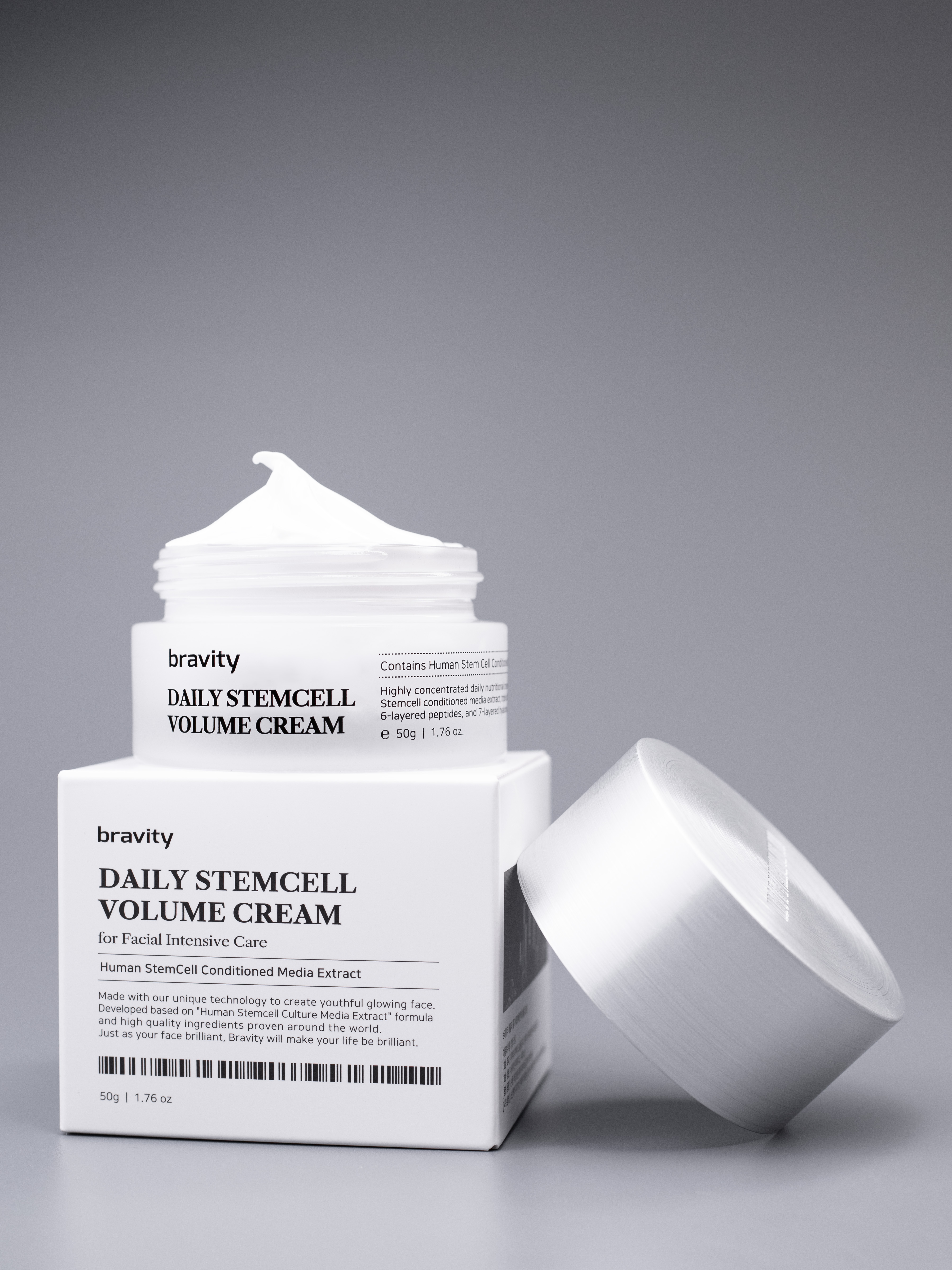 Bravity Daily StemCell Volume Cream Крем для лица интенсивный анти эйдж, 50 г купить в интернет-магазине Skin-Mag
