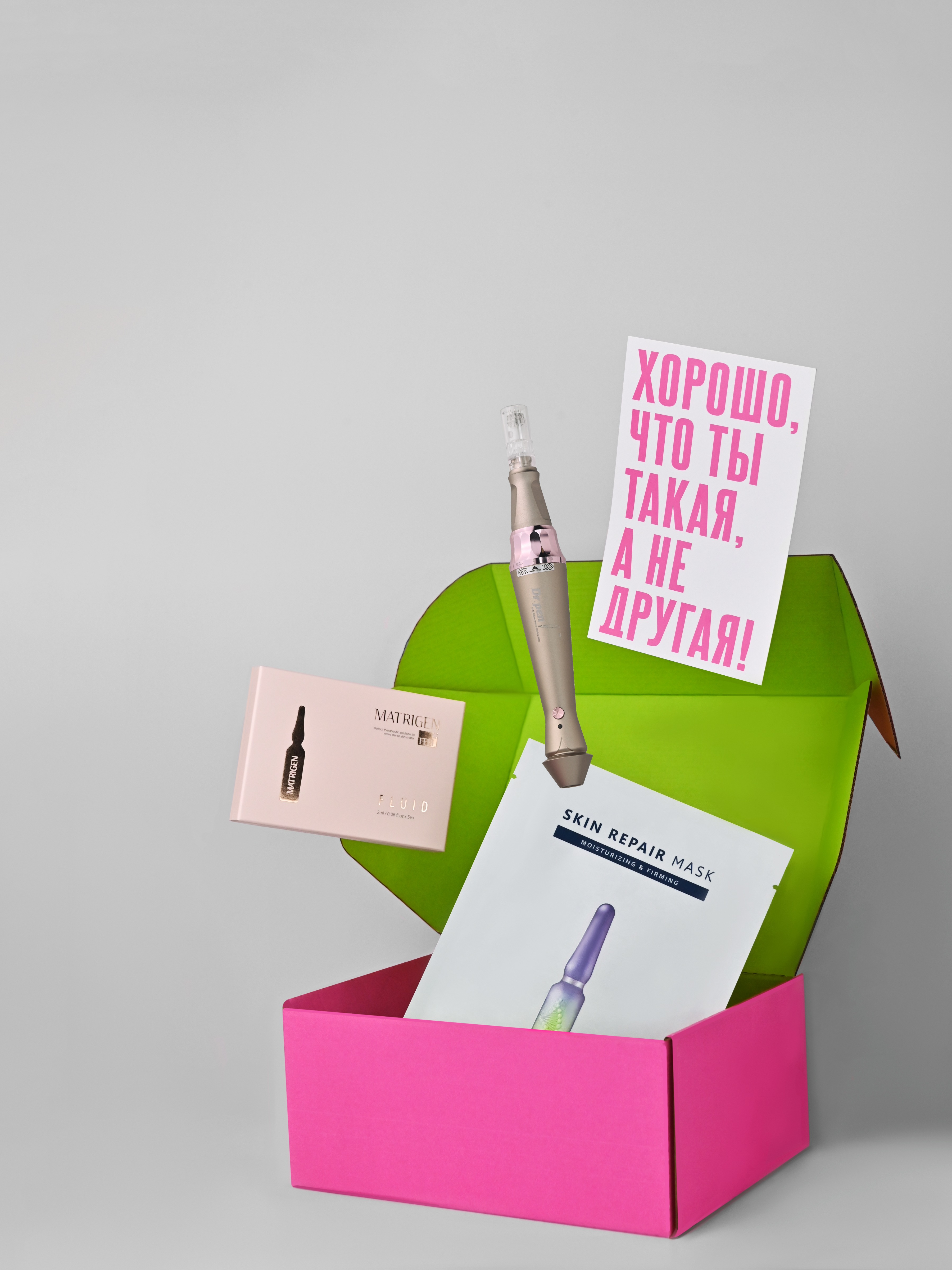 Dr.pen Стартовый набор (Дермапен E30 + доп 2 шт картридж белый байонет + сыворотка флюид 5 видов по 2 мл + маска тканевая 1 шт.) купить в интернет-магазине Skin-Mag