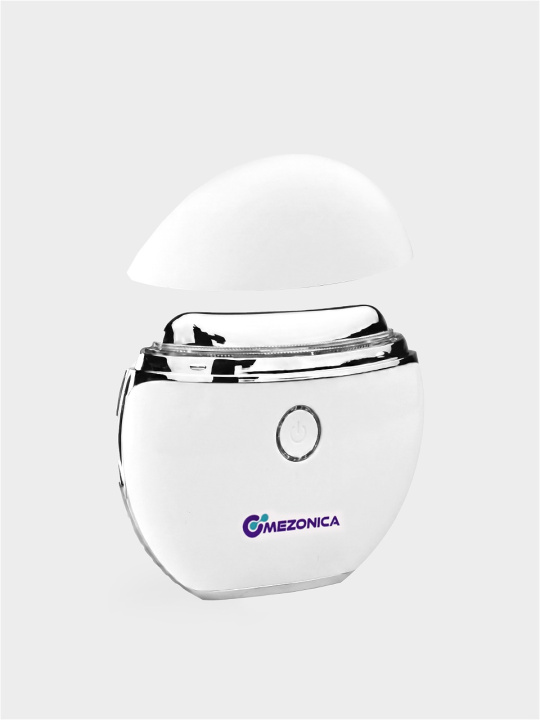Mezonica Vibration gua sha pad with heat + LED therapy Микротоковый светодиодный массажер с подогревом и фототерапией для анти эйдж ухода за кожей лица купить в интернет-магазине Skin-Mag