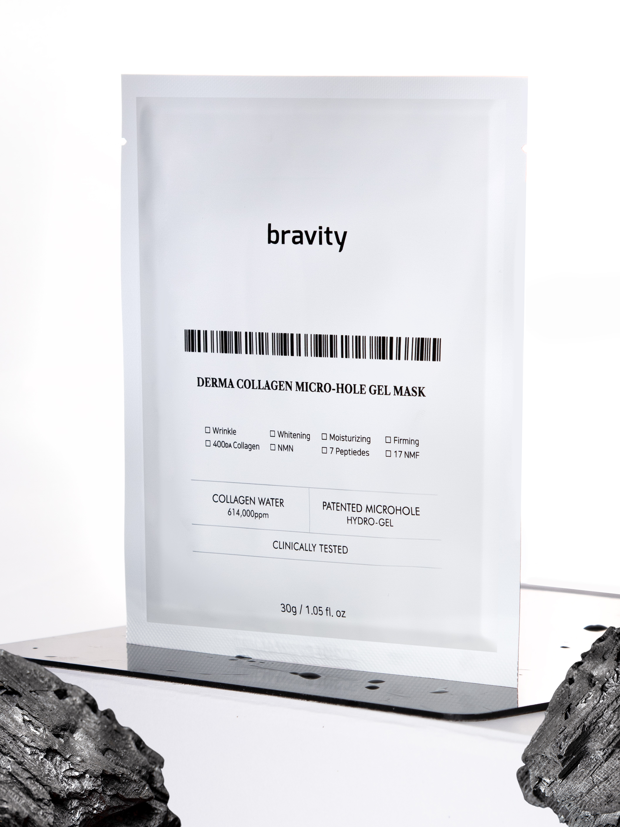 Bravity Derma Collagen Micro-hole Gel Mask 30g*4EА Маска для лица коллагеновая, 4 шт купить в интернет-магазине Skin-Mag