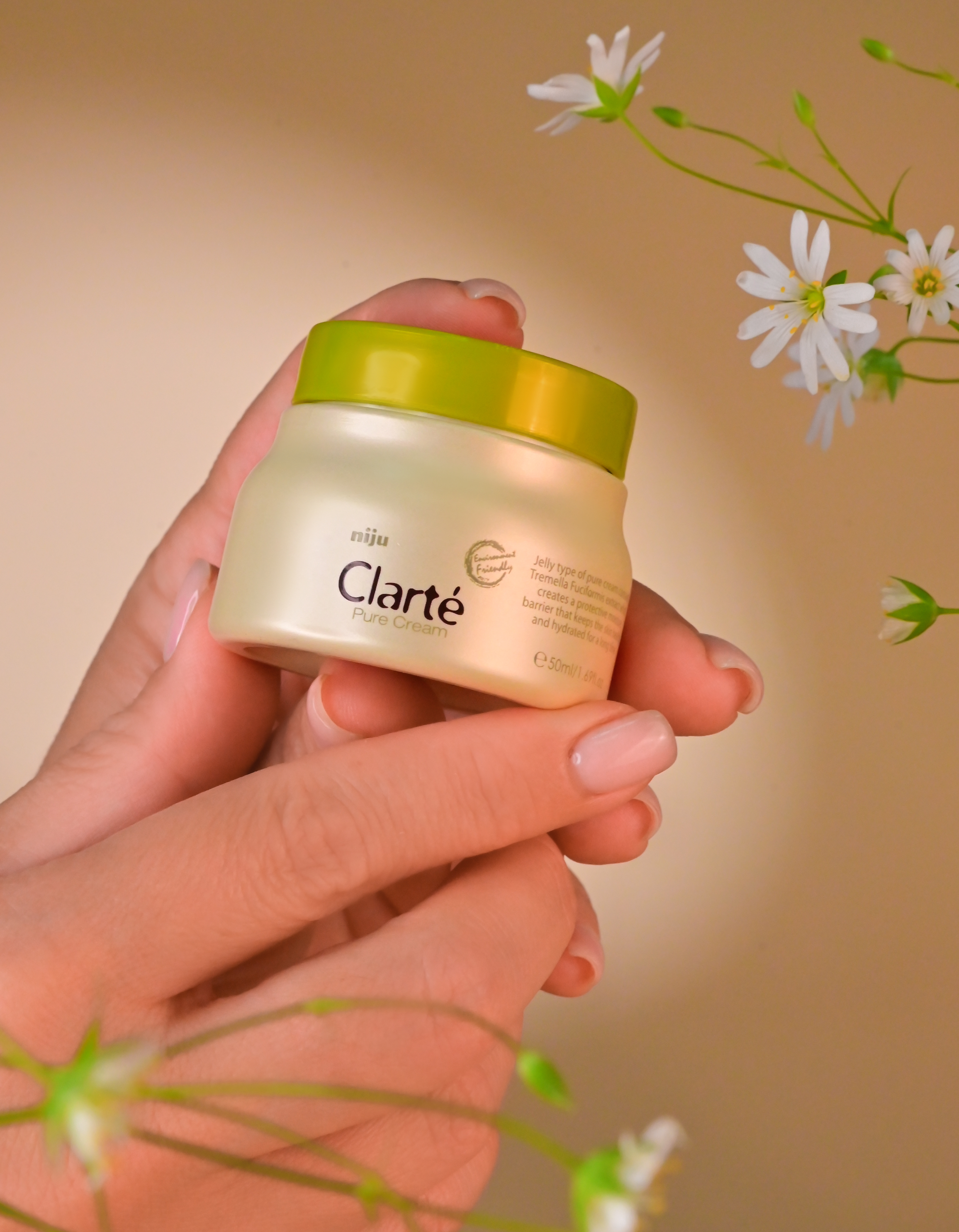 Konad niju Clarté Pure Cream Крем для лица увлажняющий с экстрактами 7- ми овощей, 50 мл купить в интернет-магазине Skin-Mag