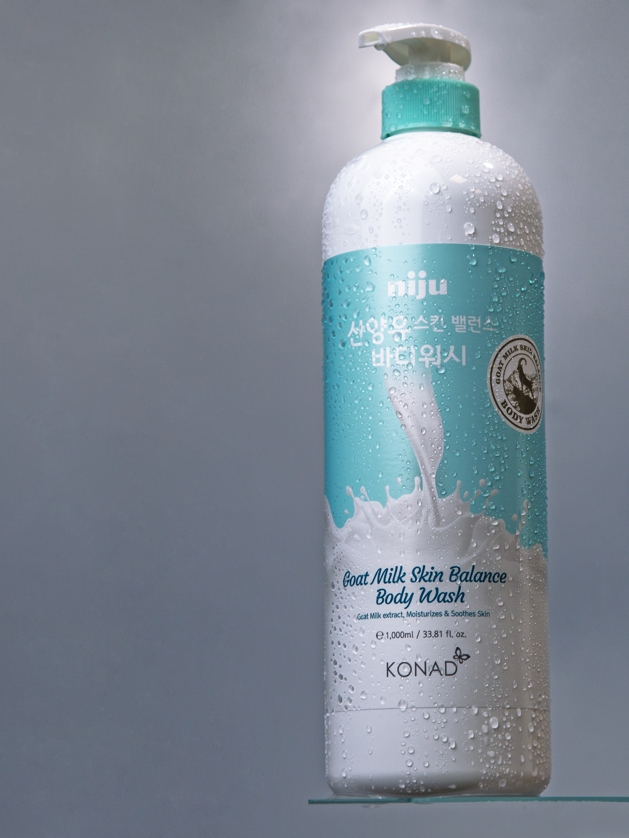 Konad Niju Goat Milk Skin Balance Body Wash Гель для душа с козьим молоком, 1000 мл купить в интернет-магазине Skin-Mag