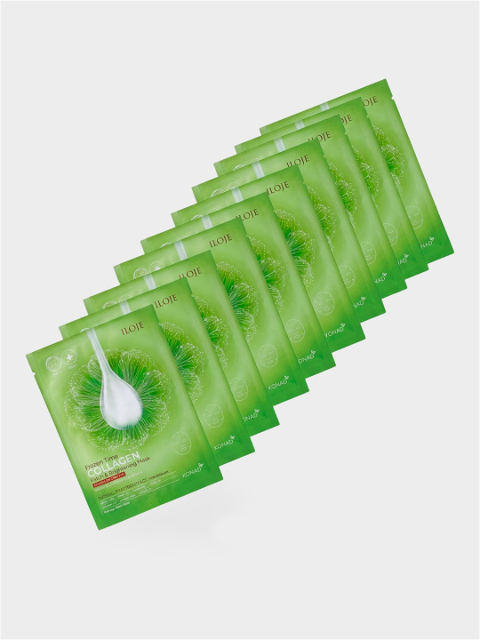 Konad Frozen Time Brightening Patch ＆ Mask SE Придающая сияние маска патчи для лица тканевая, 10 шт купить в интернет-магазине Skin-Mag