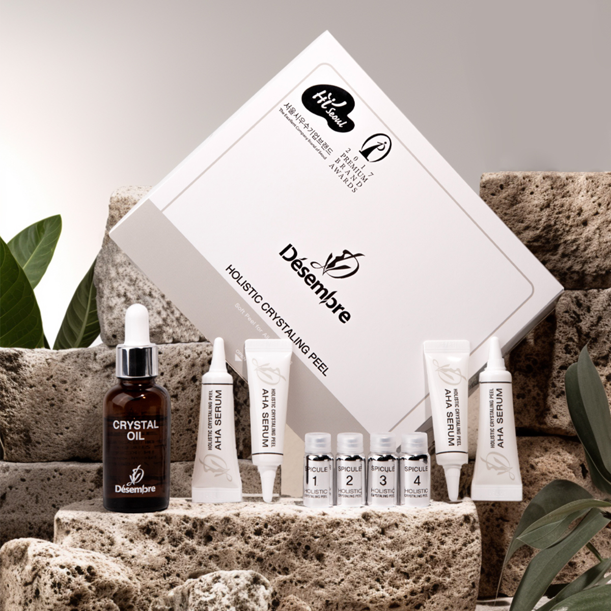 Desembre Holistic Crystaling Peel Комплексная программа кристаллического пилинга купить в интернет-магазине Skin-Mag