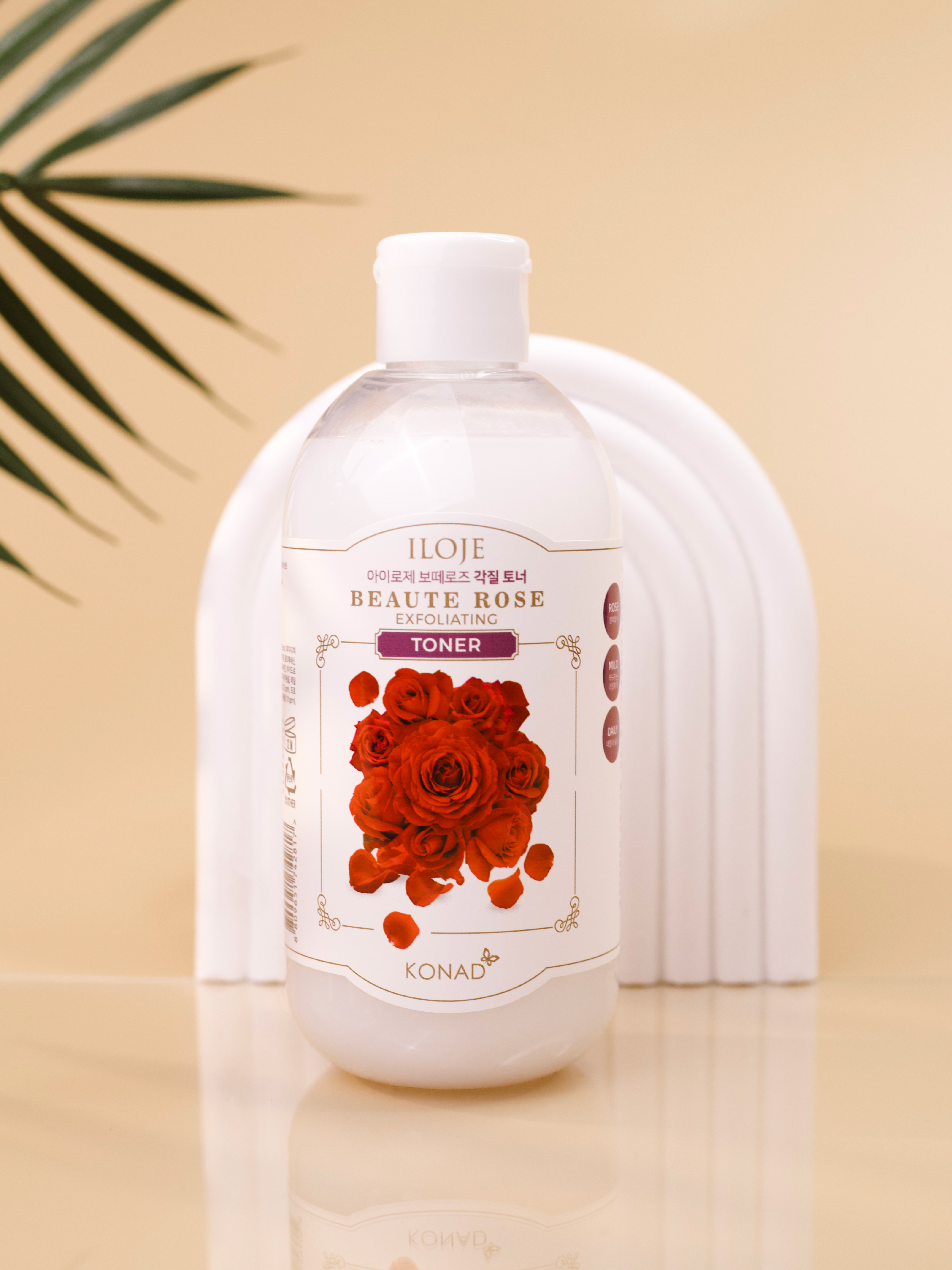 Konad Iloje Beaute Rose Toner Тонер для лица отшелушивающий, 300 мл купить в интернет-магазине Skin-Mag