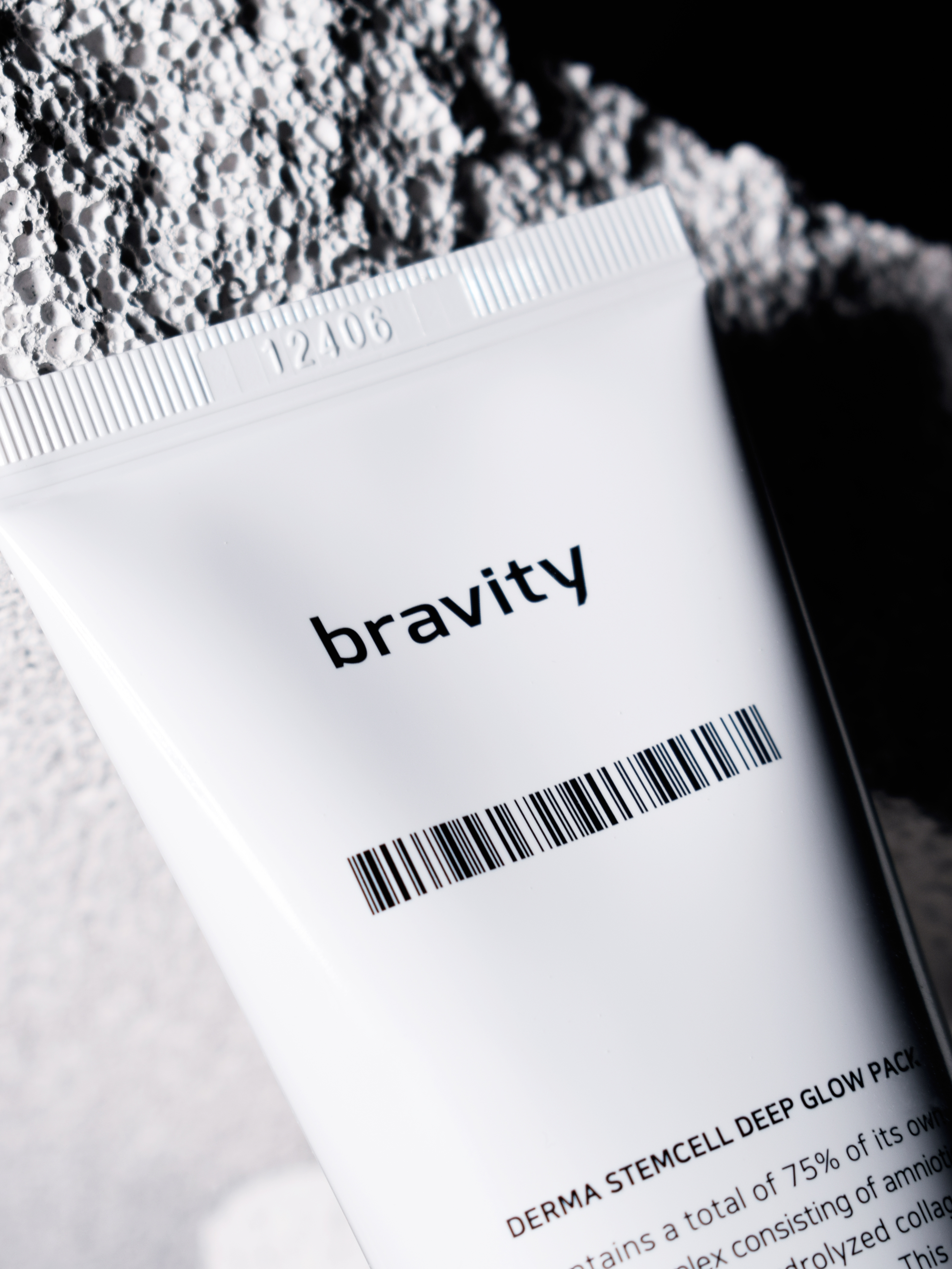 Bravity Stem-cell Deep Glow Pack Омолаживающая маска пленка для лица 60 г купить в интернет-магазине Skin-Mag