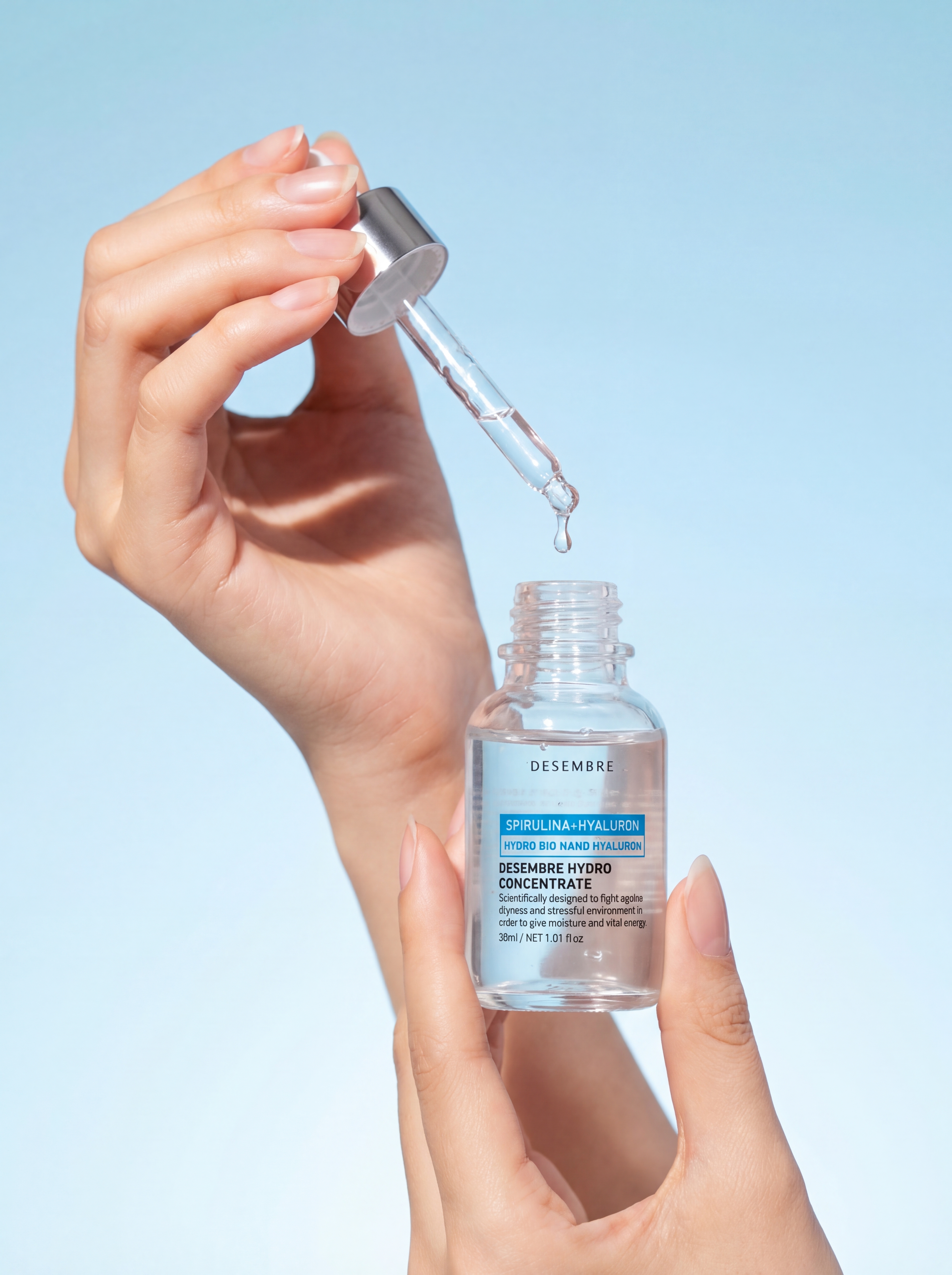 Desembre Hydro Science Aqua Treatment Concentrate Сыворотка для лица увлажняющий концентрат, 30 мл купить в интернет-магазине Skin-Mag