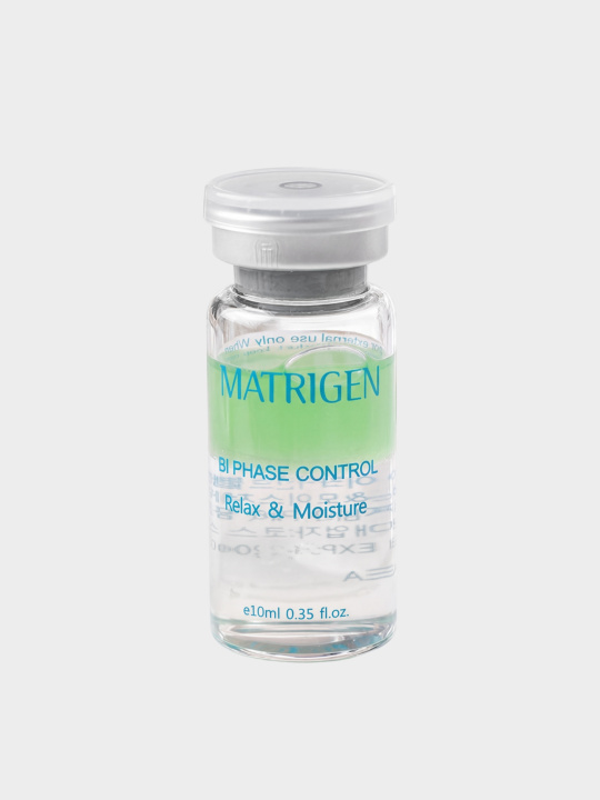 Matrigen Bi-phase Control Relax & Moisture Ampoule Сыворотка для лица увлажняющая, 10 мл купить в интернет-магазине Skin-Mag