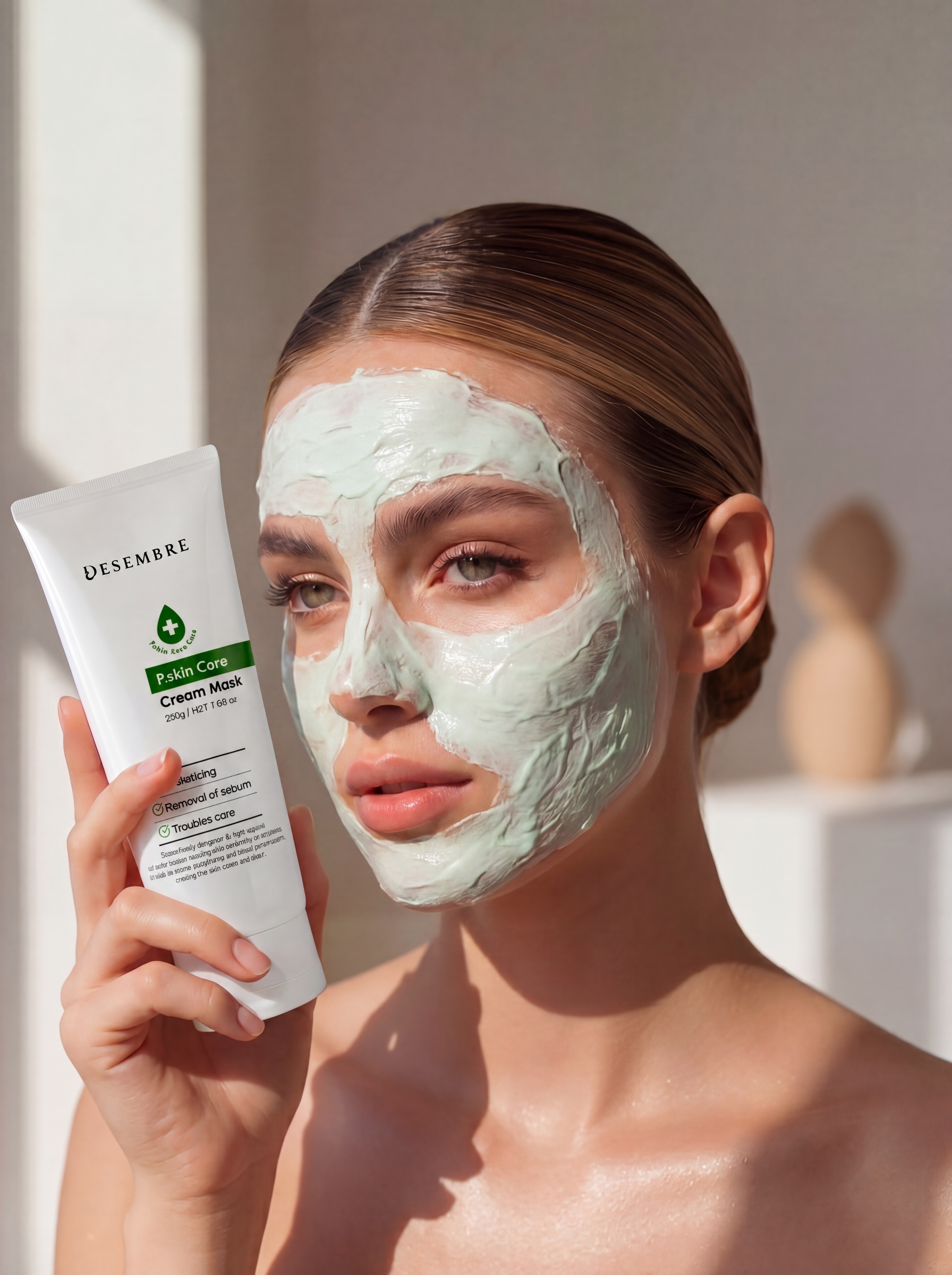 DESEMBRE MEDI EPI SCIENCE P.SKIN CARE CREAM MASK Защищающая маска для жирной и акне кожи лица, 200 г купить в интернет-магазине Skin-Mag