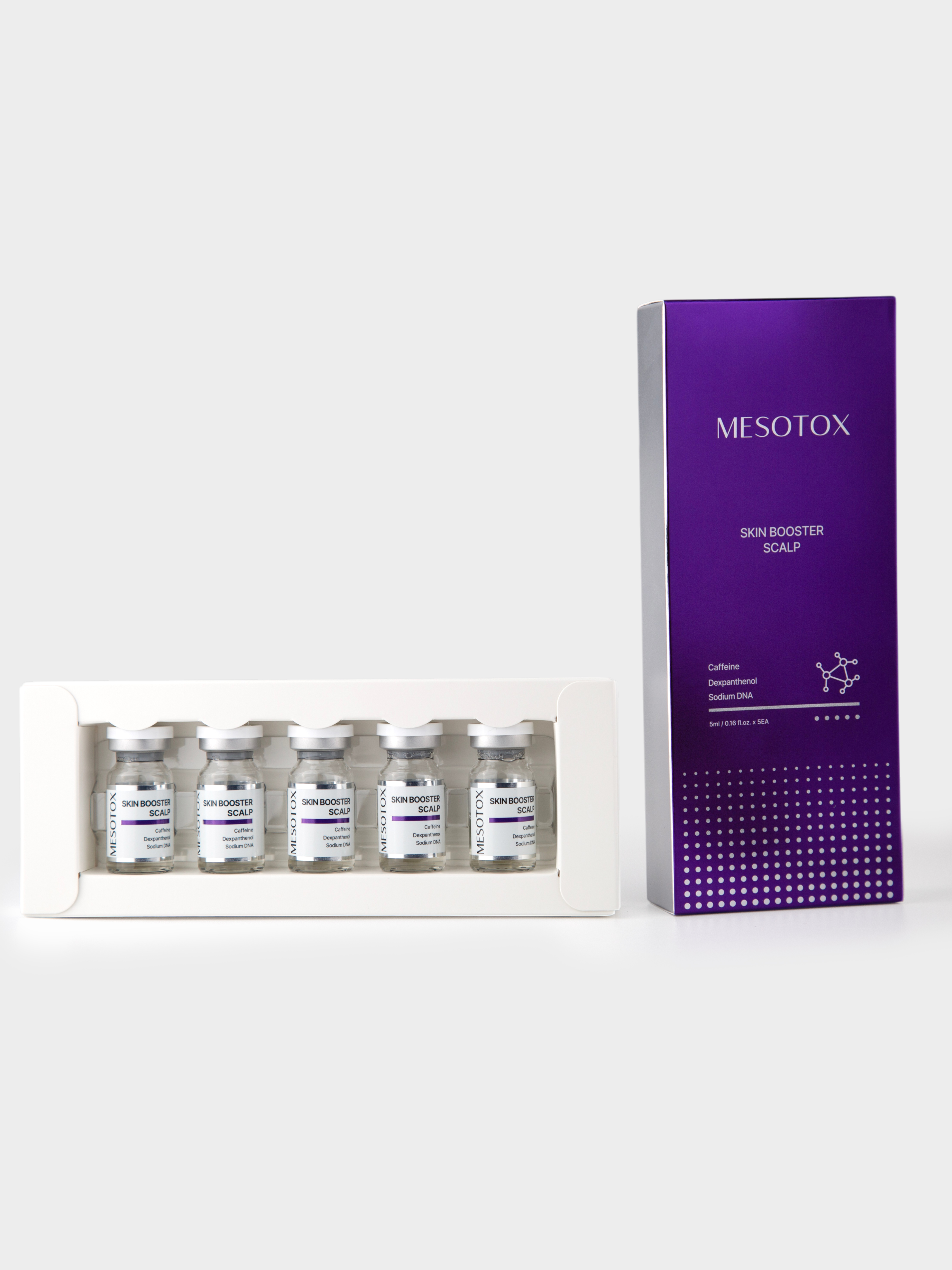 Matrigen Mesotox Skin Booster Scalp Сыворотка-бустер для волос с ПДРН и пептидами, 5 мл х 5 шт купить в интернет-магазине Skin-Mag
