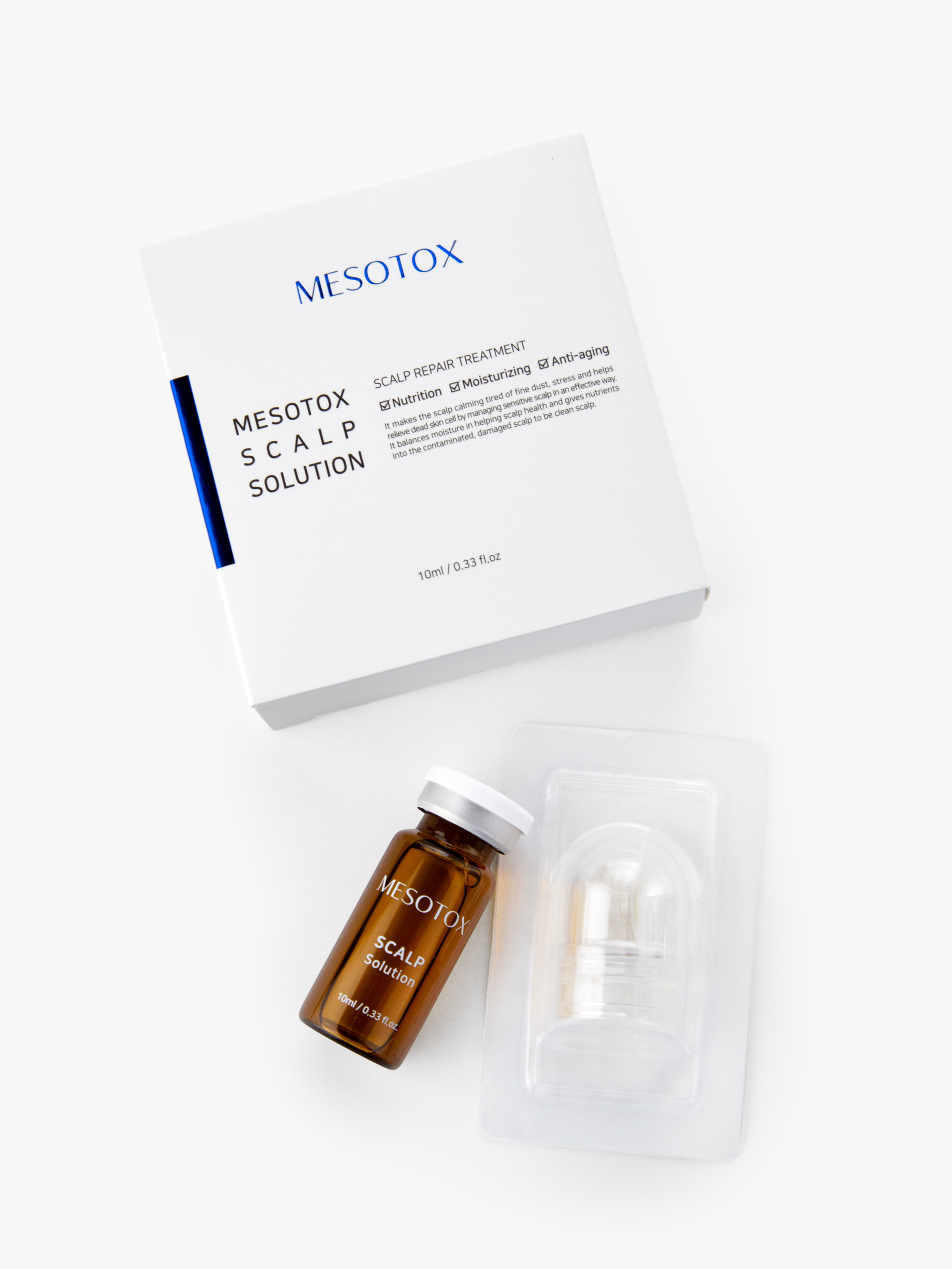 Набор средств ухода №043 Сыворотка для активации роста волос 10 мл и насадка мезороллер 64 иглы купить в интернет-магазине Skin-Mag